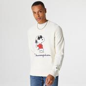 Champion X Peanuts Crewneck Erkek Bej Sweatshirt
