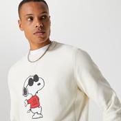 Champion X Peanuts Crewneck Erkek Bej Sweatshirt