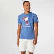 Champion X Peanuts Erkek Mavi T-Shirt