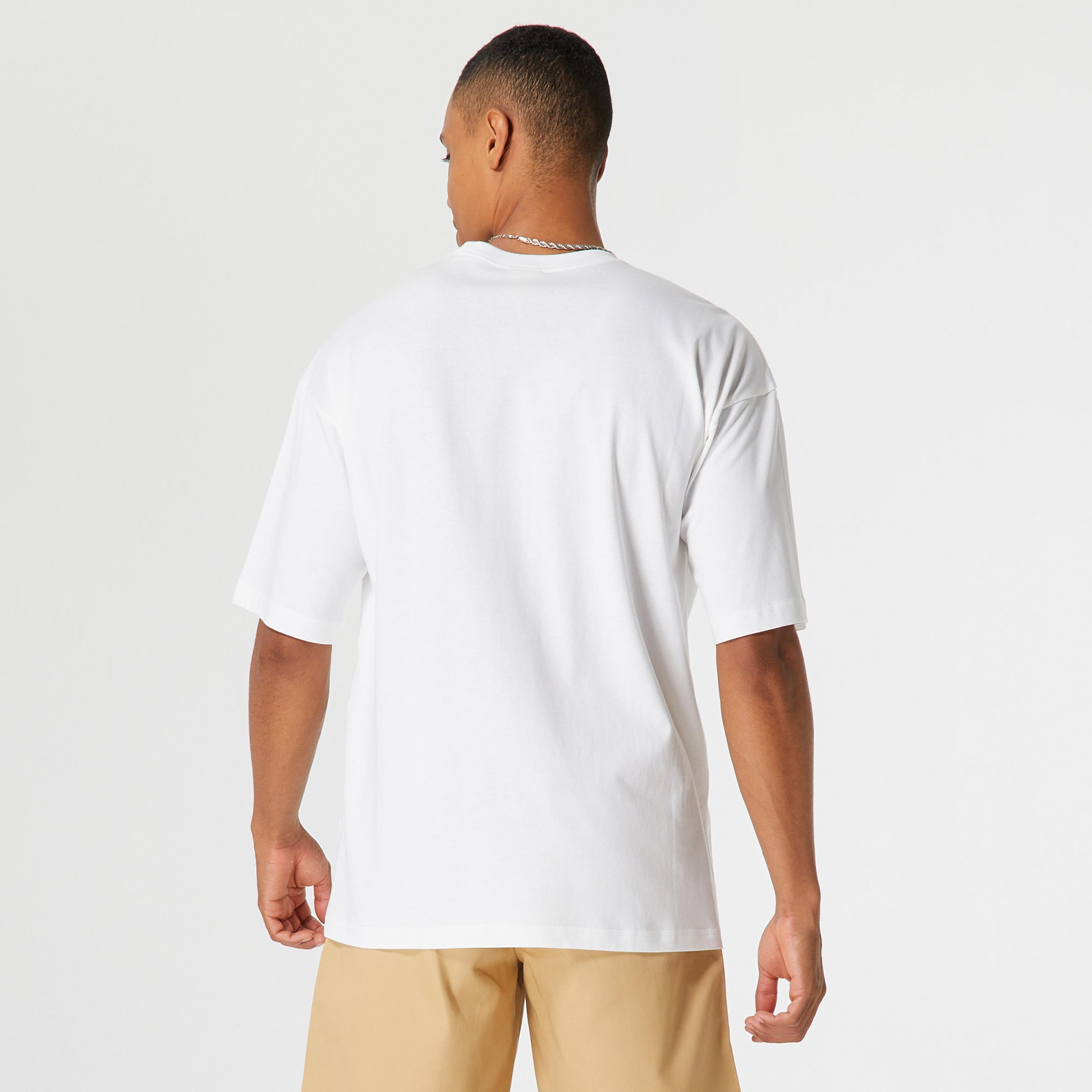 Champion Crewneck Erkek Beyaz T-Shirt