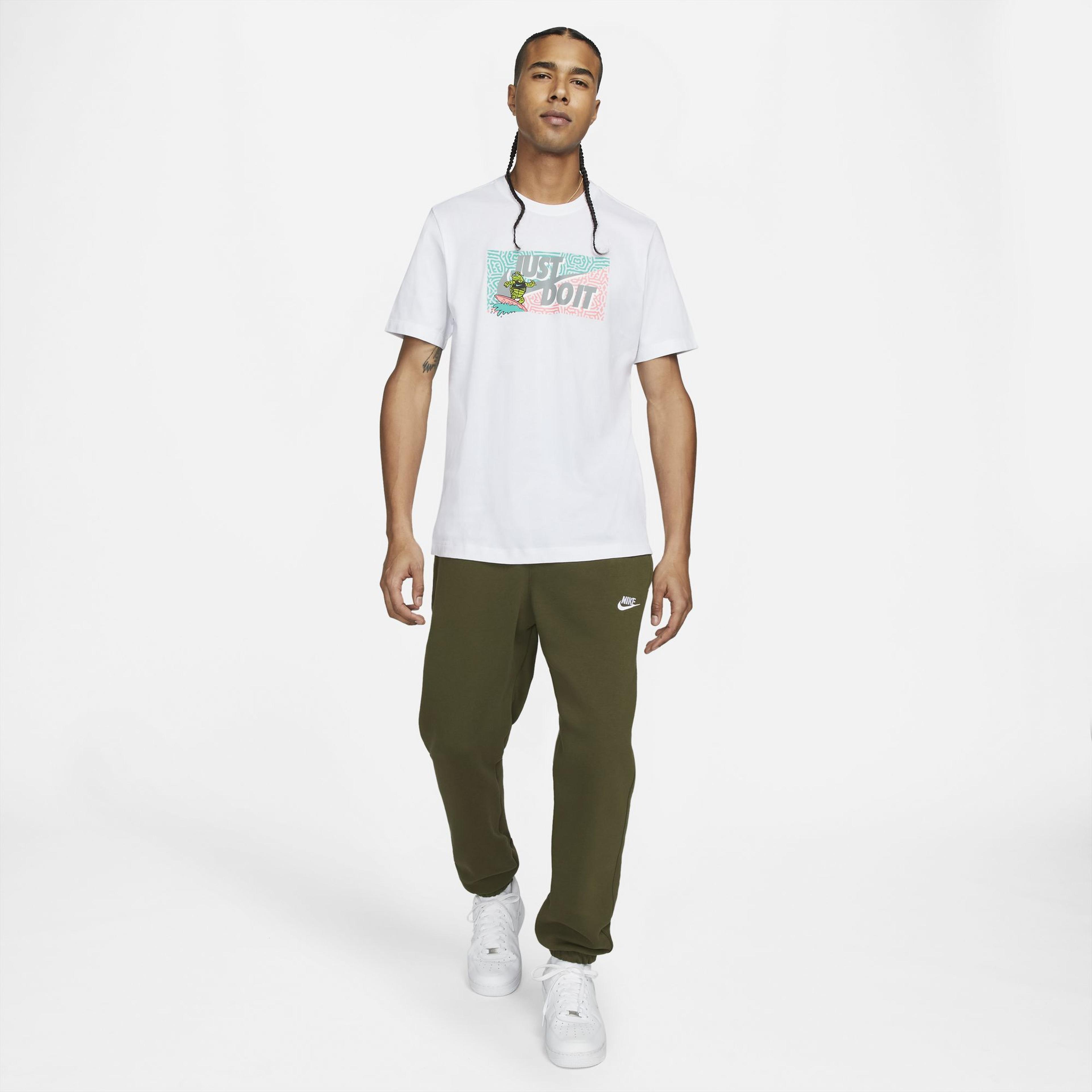 Nike Sportswear Erkek Beyaz T-shirt