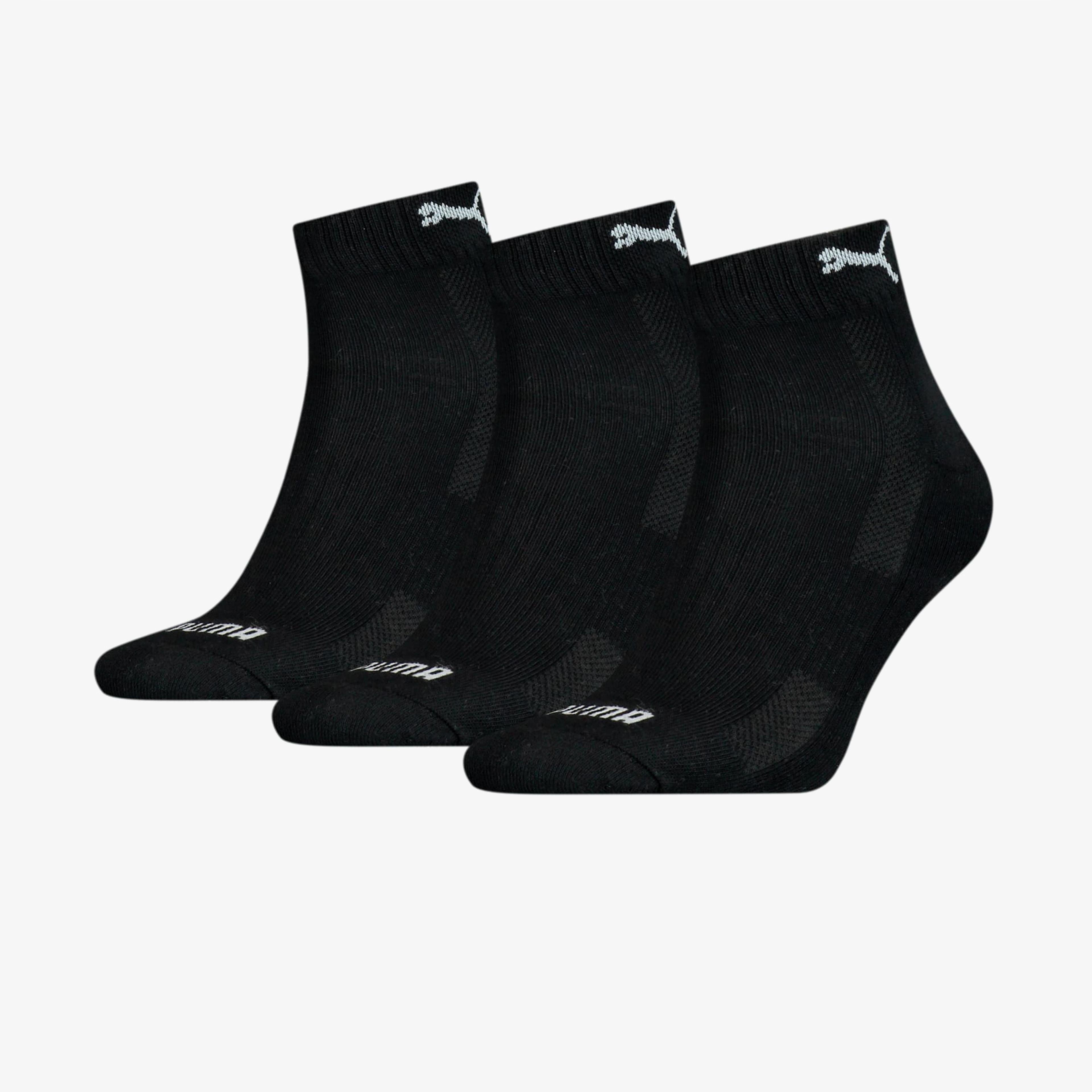 Puma Unisex Siyah 3'lü Çorap