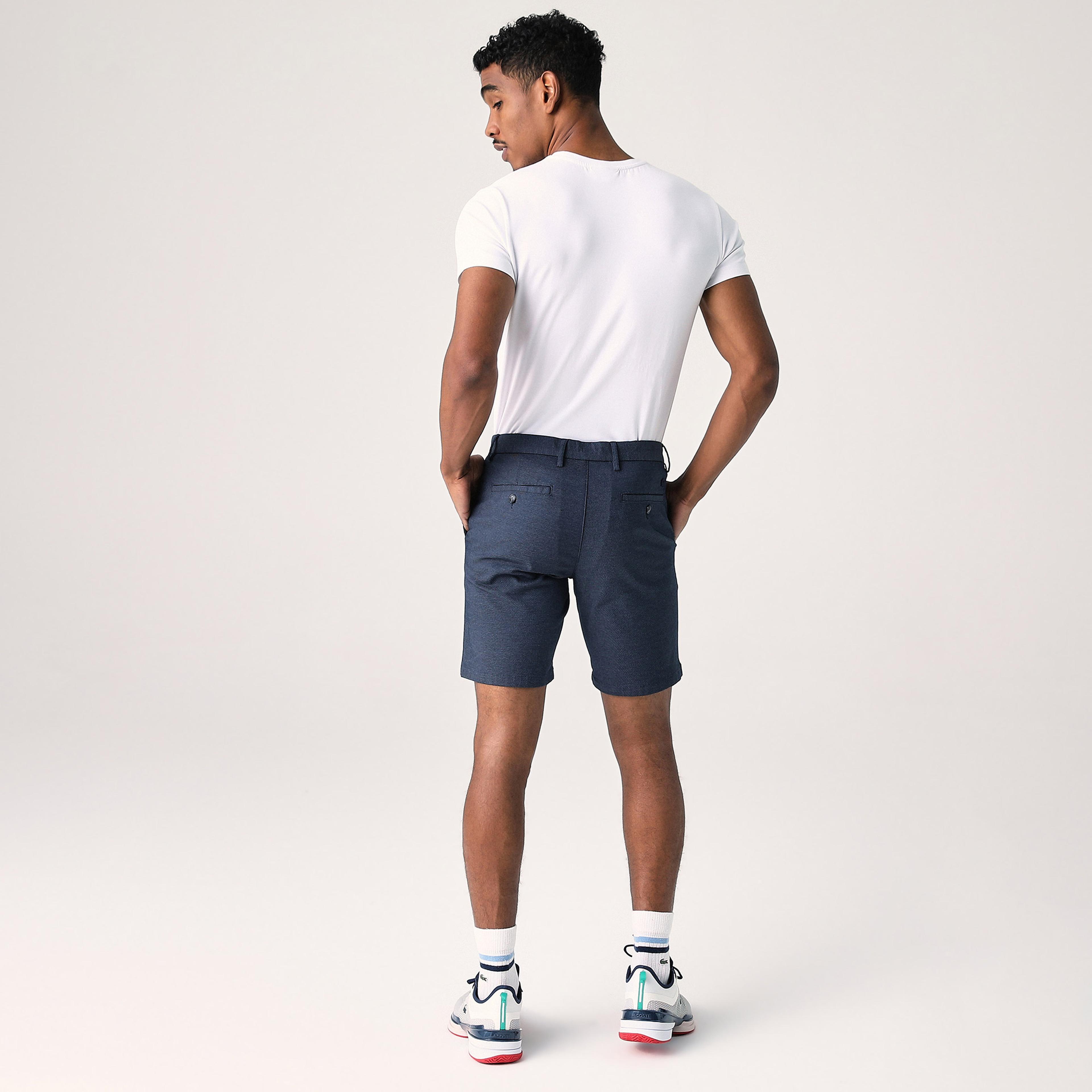 Lacoste Erkek Slim Fit Lacivert Bermuda Şort