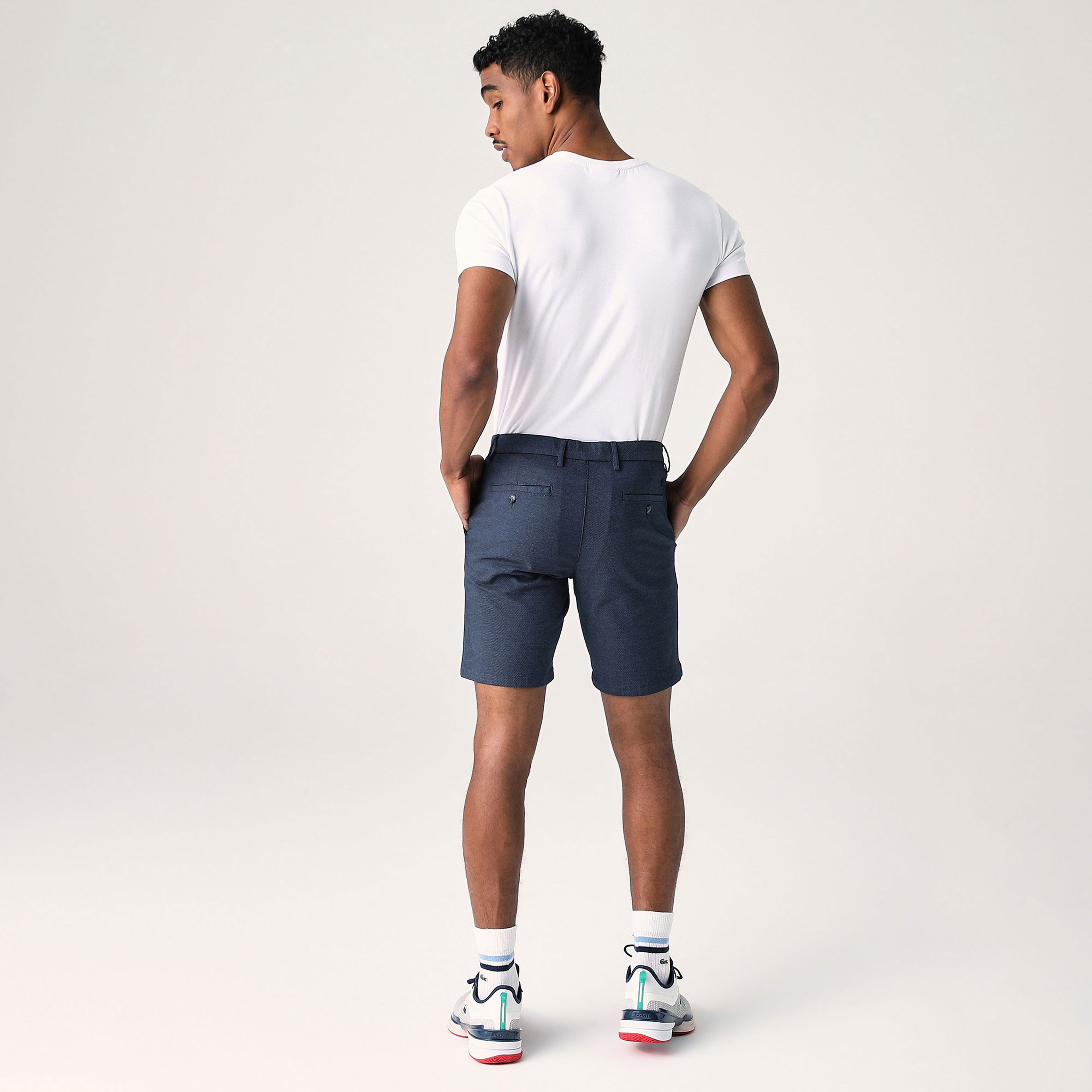 Lacoste Erkek Slim Fit Lacivert Bermuda Şort