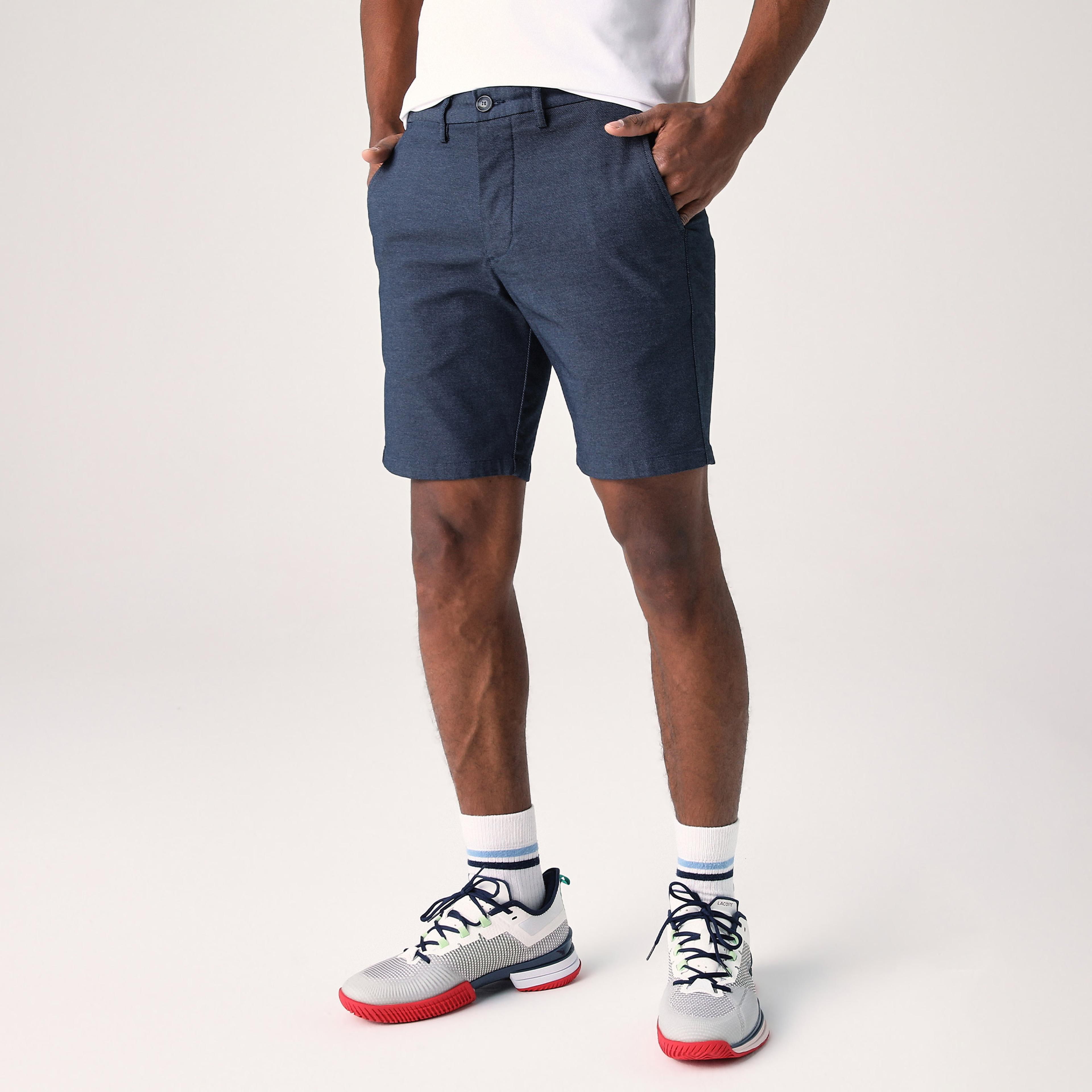 Lacoste Erkek Slim Fit Lacivert Bermuda Şort