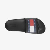 Tommy Hilfiger Flag Pool Side Kadın Siyah Terlik