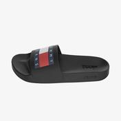 Tommy Hilfiger Flag Pool Side Kadın Siyah Terlik