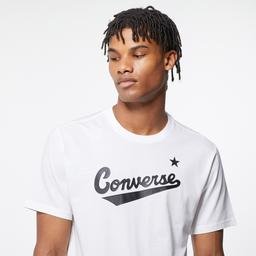 Converse Nova Center Front Erkek Beyaz T-Shirt