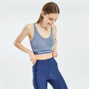 Nautica Slim Fit Kadın Mavi T-shirt