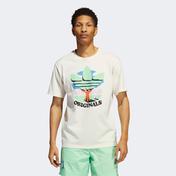 adidas Trefoil Tree Erkek Beyaz T-Shirt