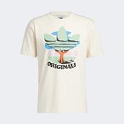 adidas Trefoil Tree Erkek Beyaz T-Shirt