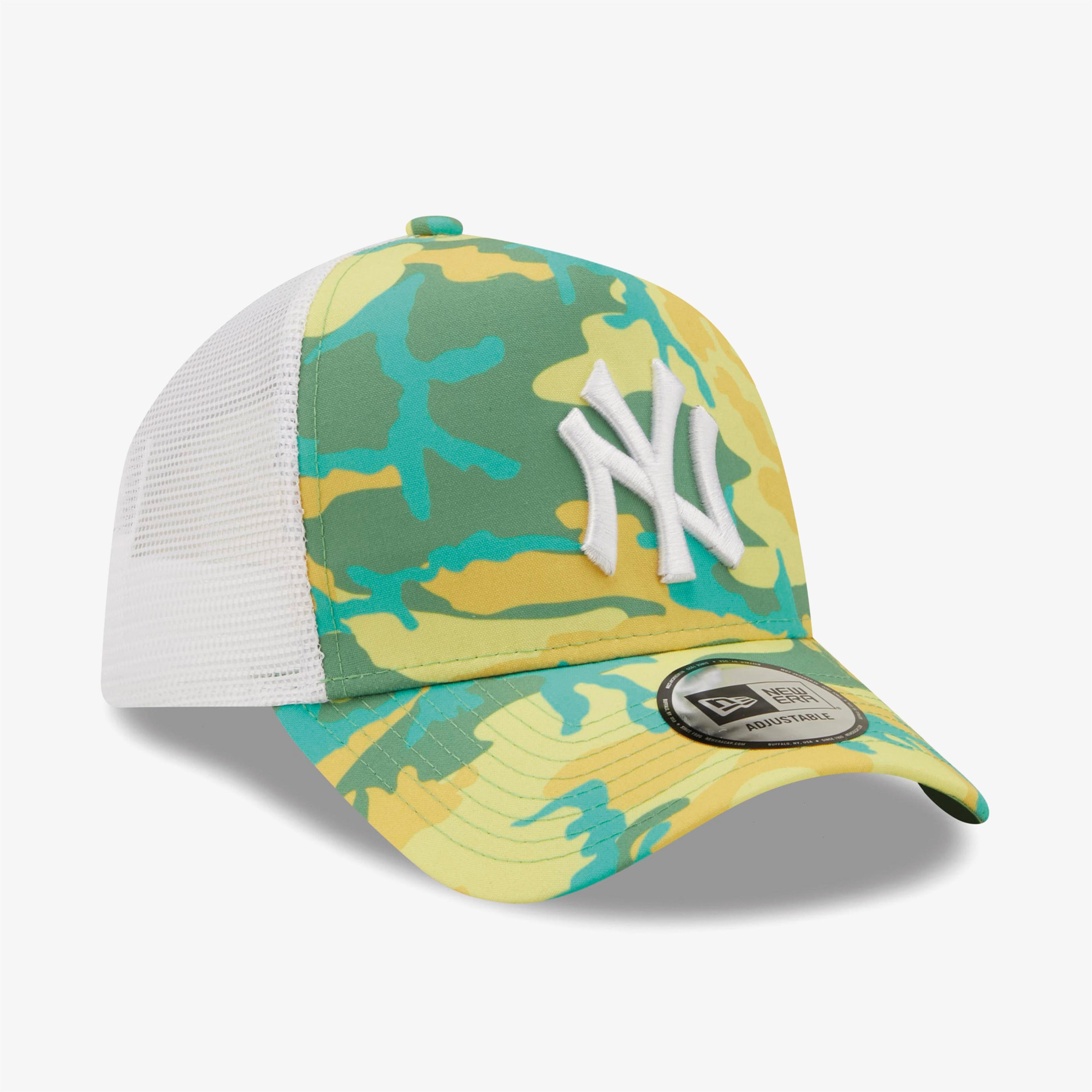 New Era New York Yankees Camo Unisex Sarı Şapka