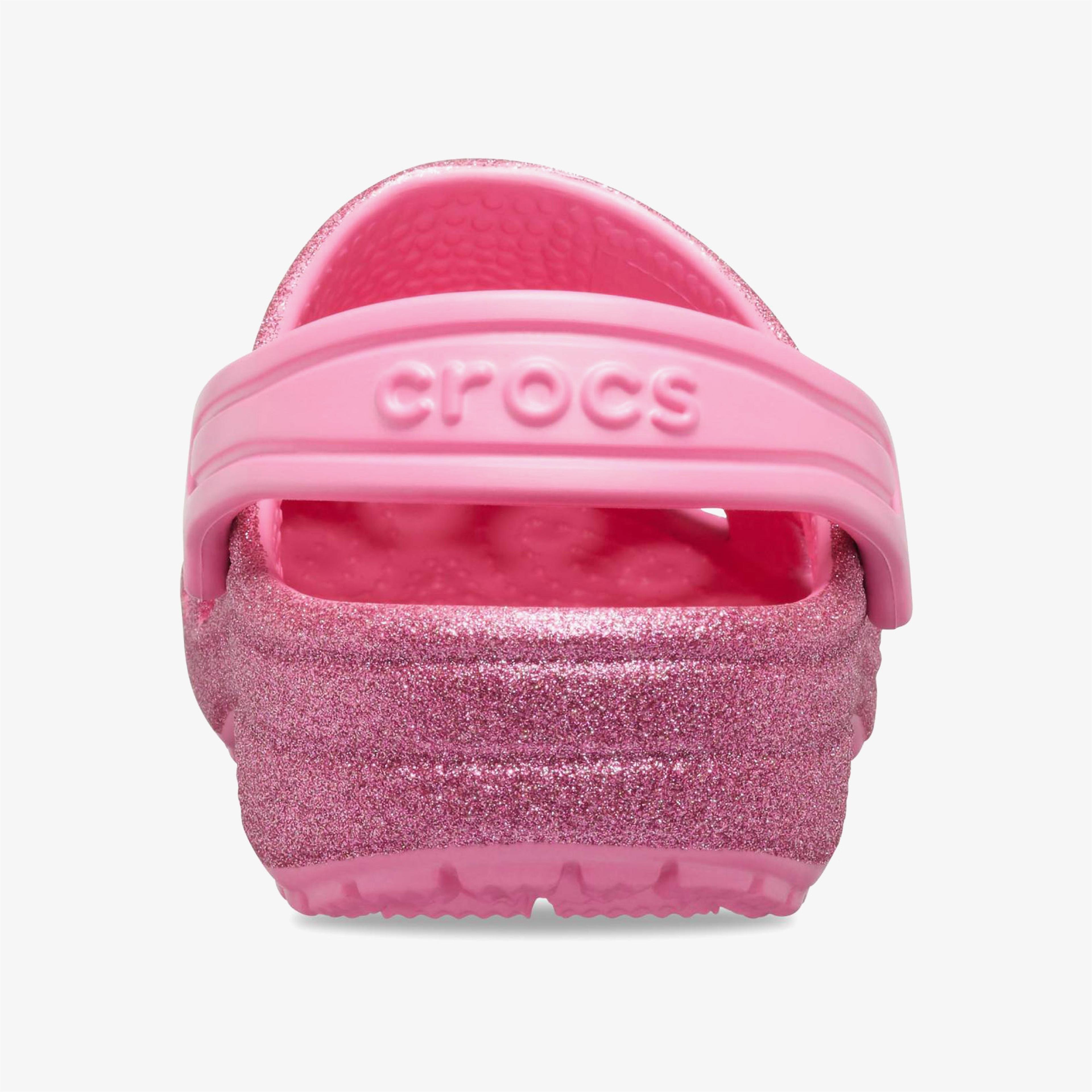 Crocs Classic Glitter Clog Çocuk Pembe Terlik