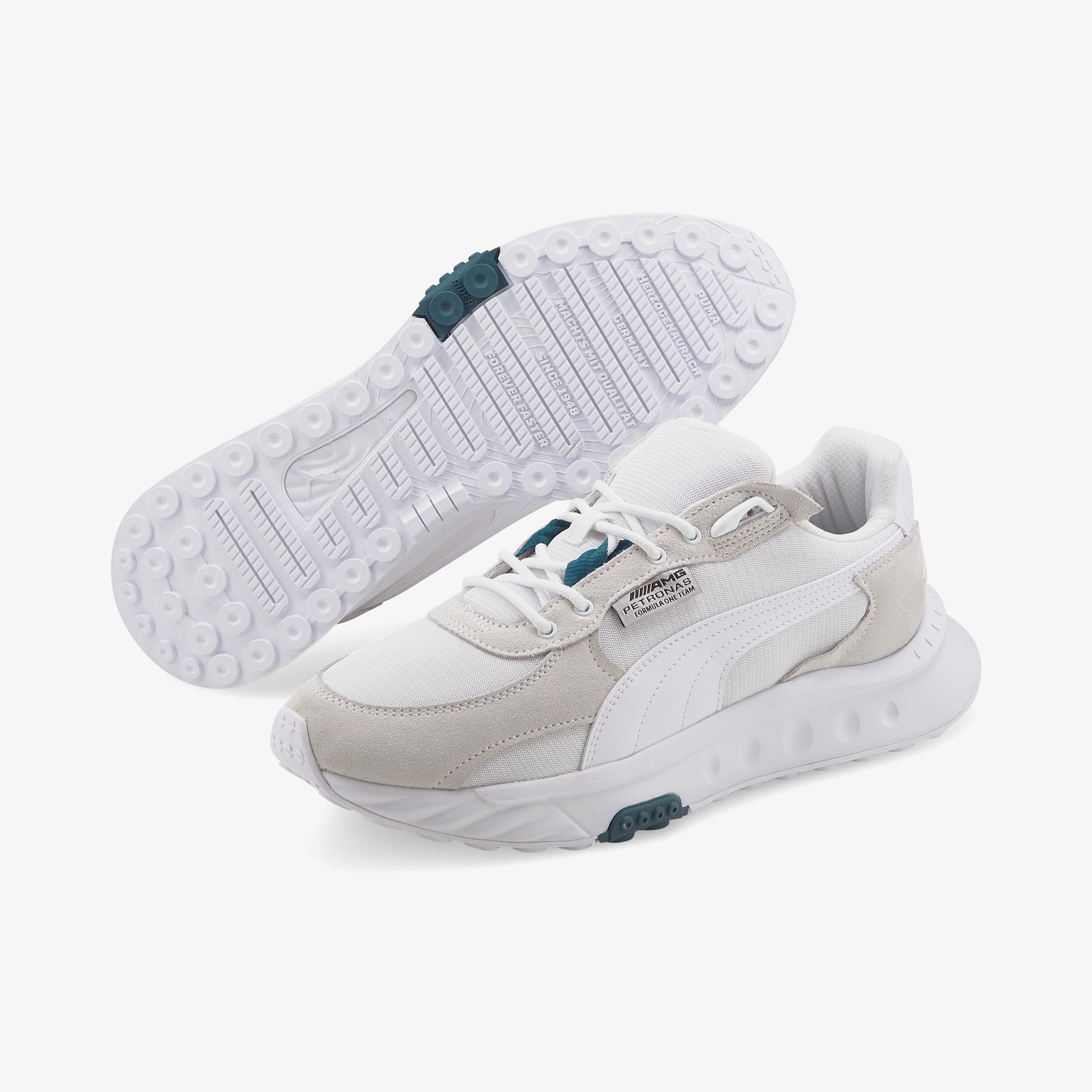 Puma MAPF1 Wild Rider Erkek Beyaz Spor Ayakkabı
