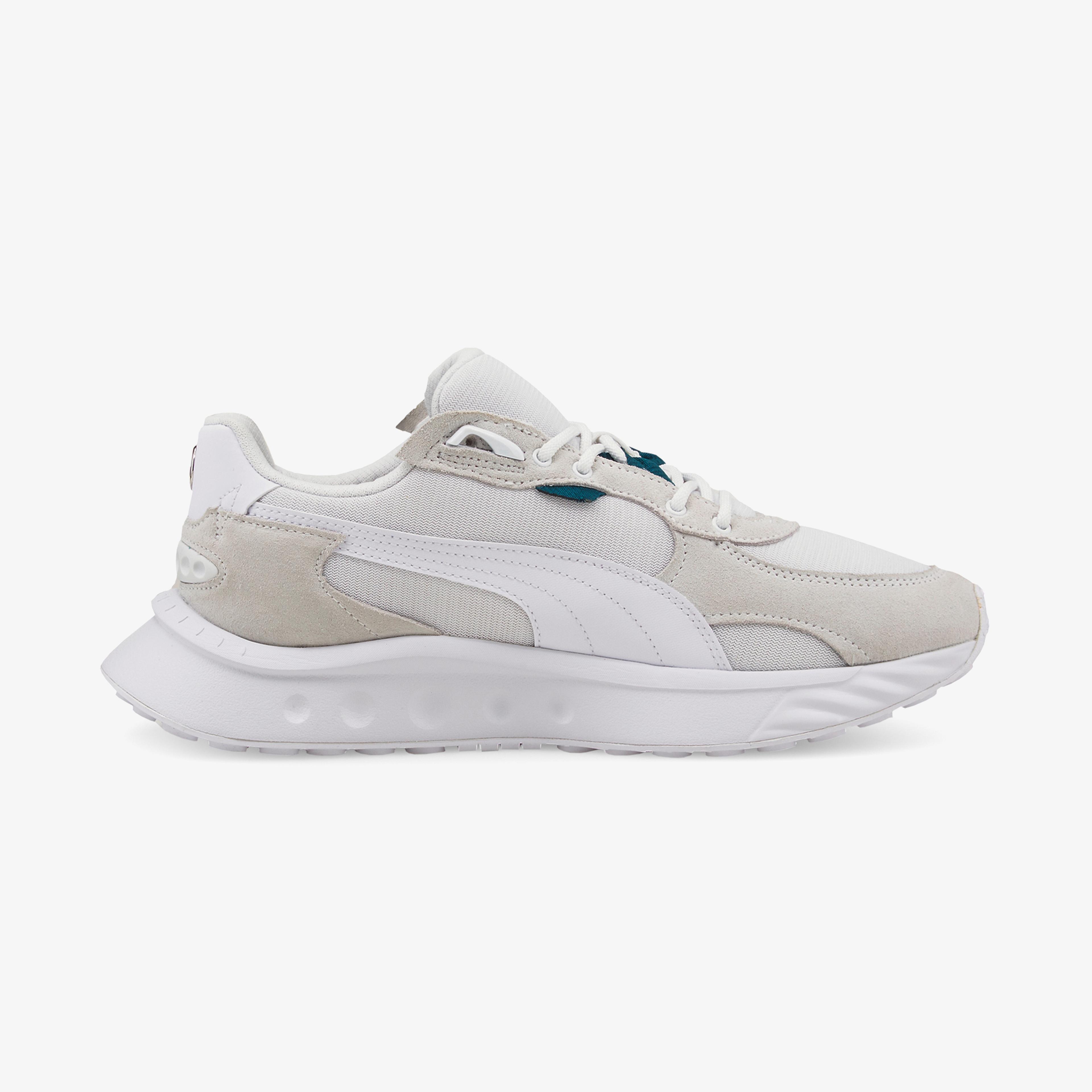 Puma MAPF1 Wild Rider Erkek Beyaz Spor Ayakkabı