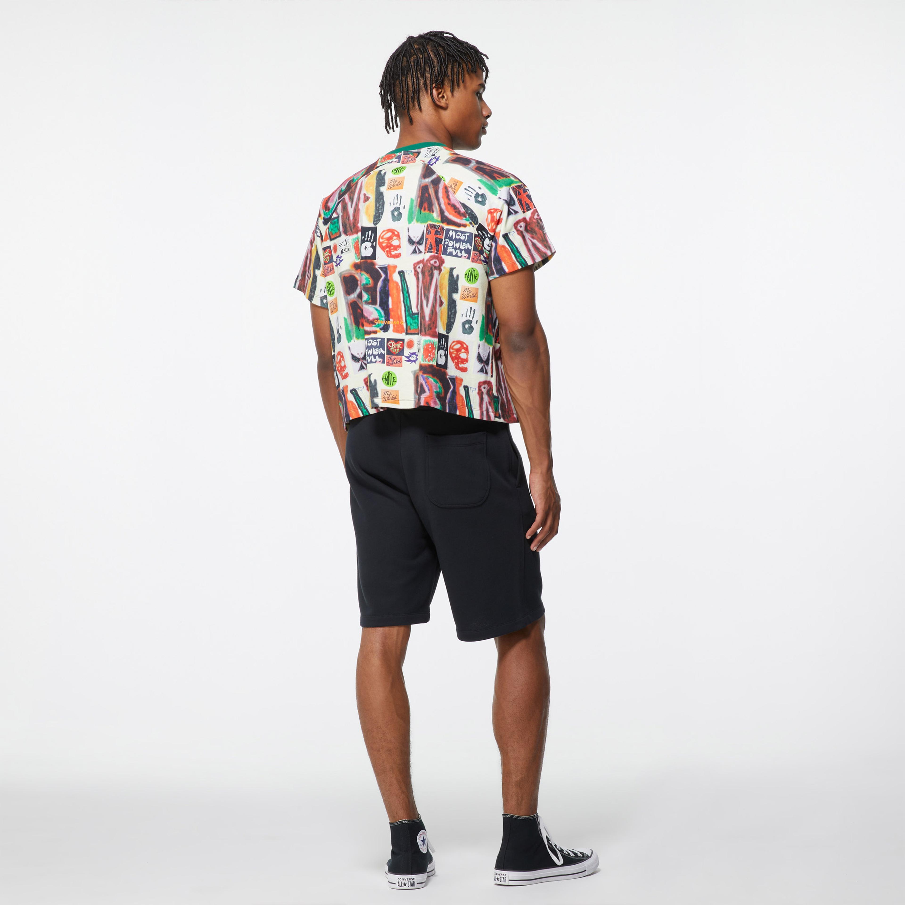 Converse Come Tees Realms And Realities Unisex Renkli T-Shirt