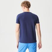 Lacoste Erkek Regular Fit Bisiklet Yaka Lacivert T-Shirt