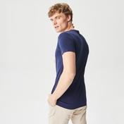 Lacoste Erkek Regular Fit V Yaka Lacivert T-Shirt
