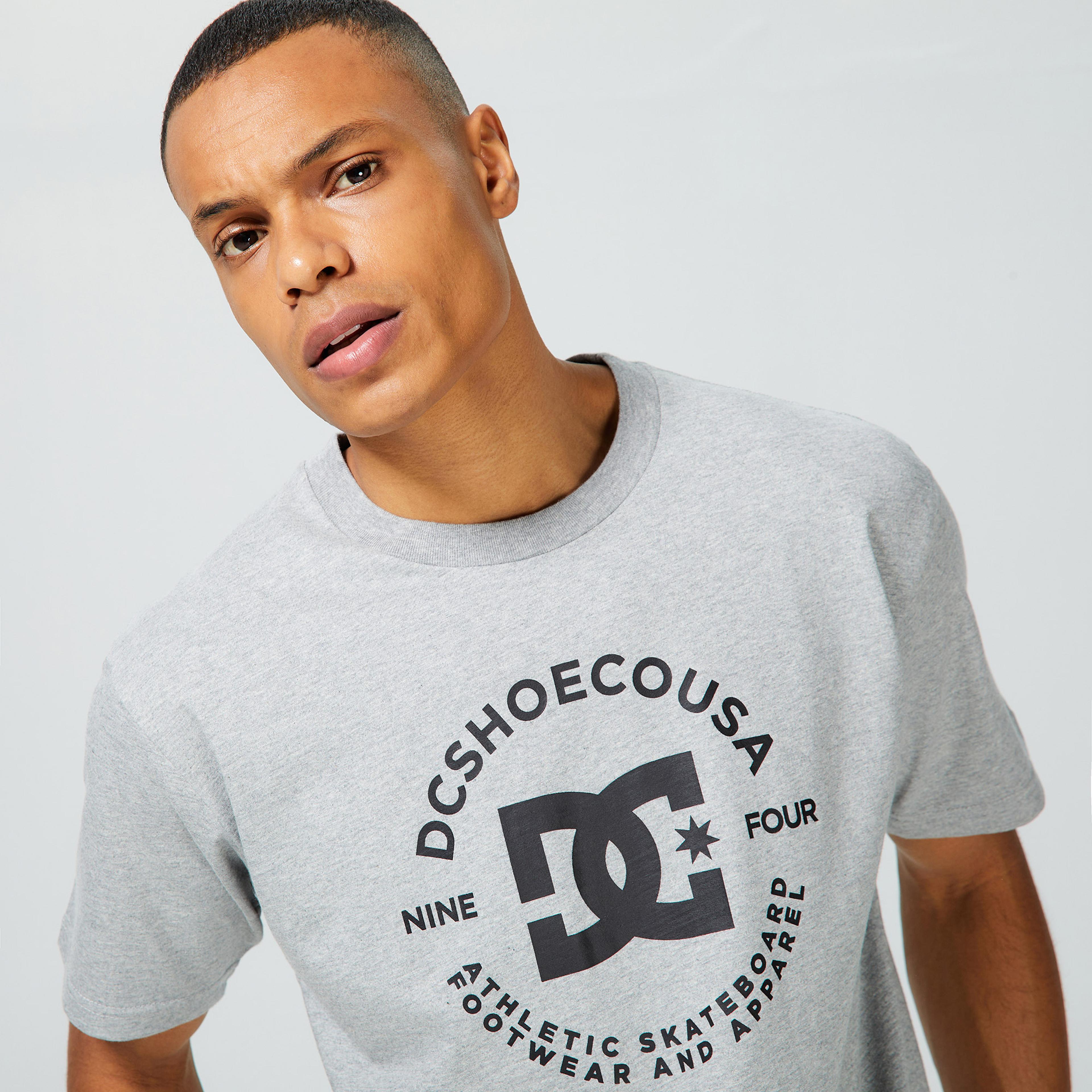 DC Star Pilot Hss Erkek Gri T-Shirt