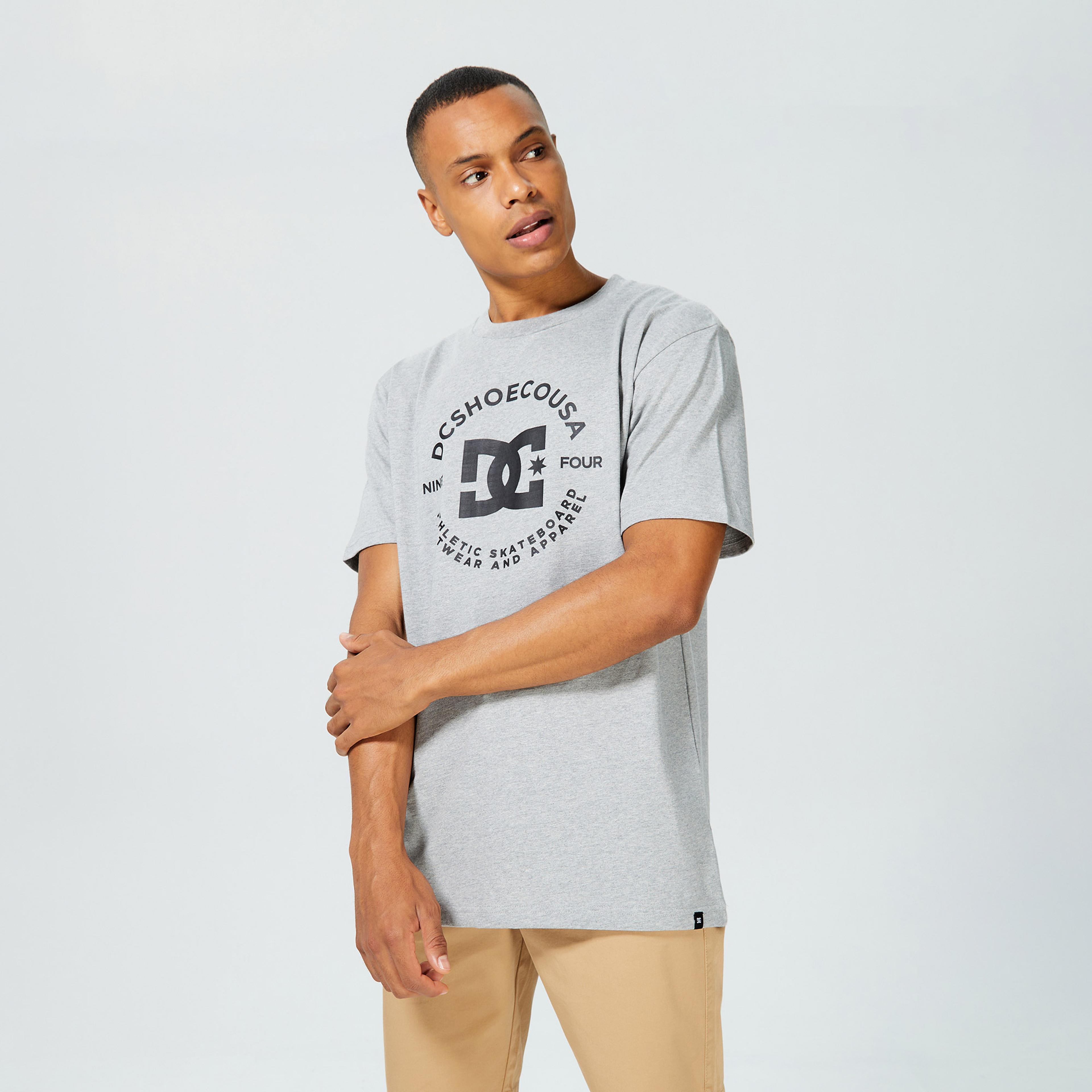 DC Star Pilot Hss Erkek Gri T-Shirt
