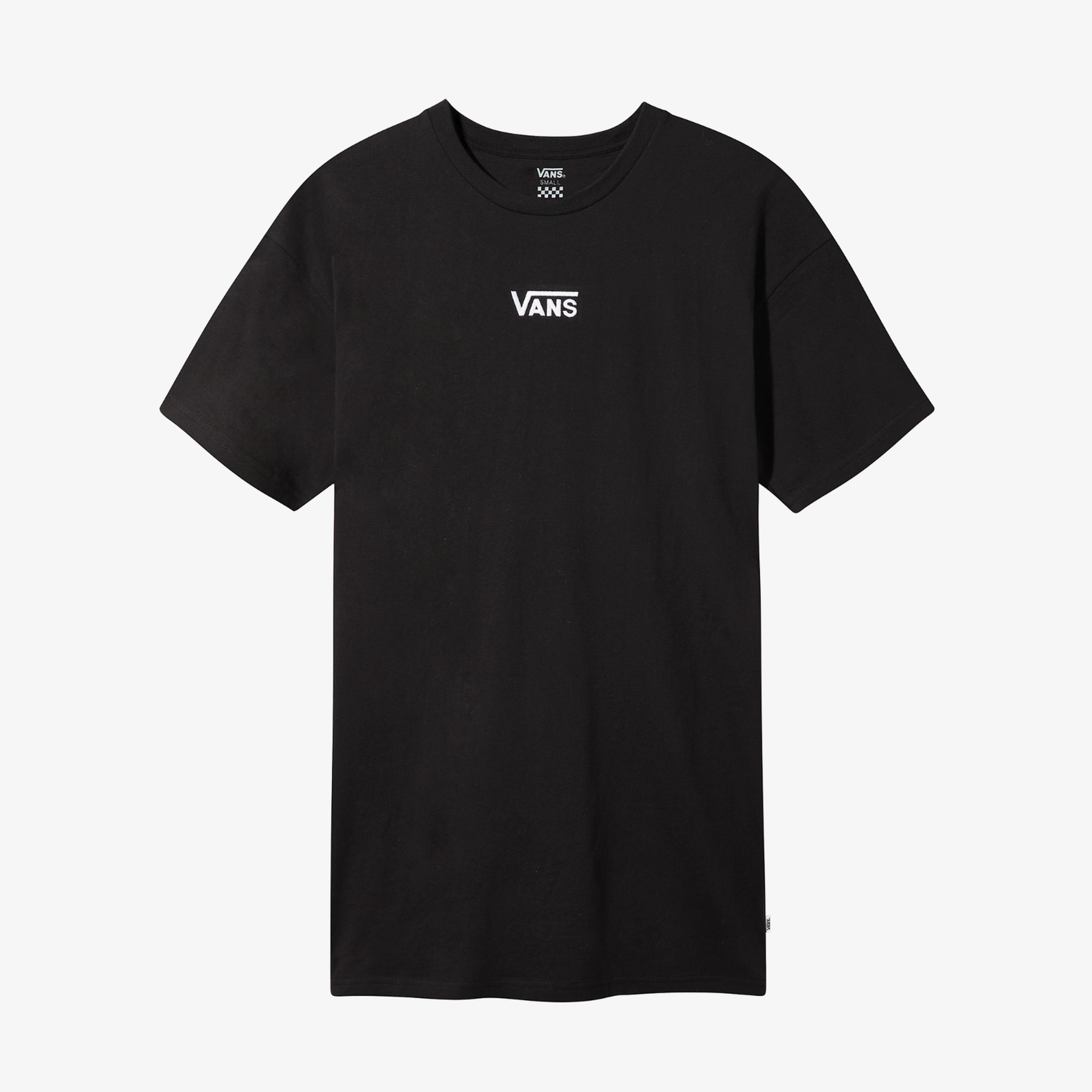 Vans Center VEE Kadın Siyah T-Shirt Elbise