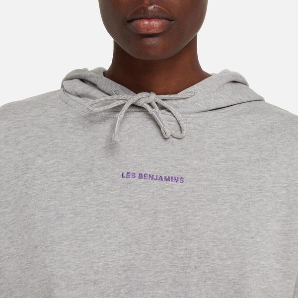 Les Benjamins Core Kadın Gri Hoodie_5