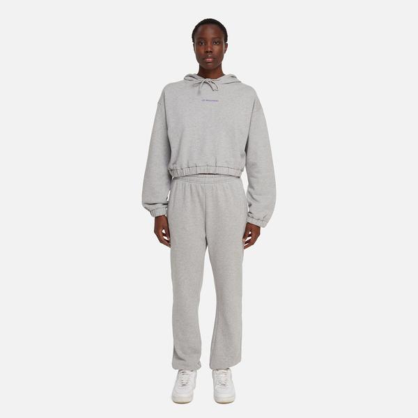 Les Benjamins Core Kadın Gri Hoodie_1