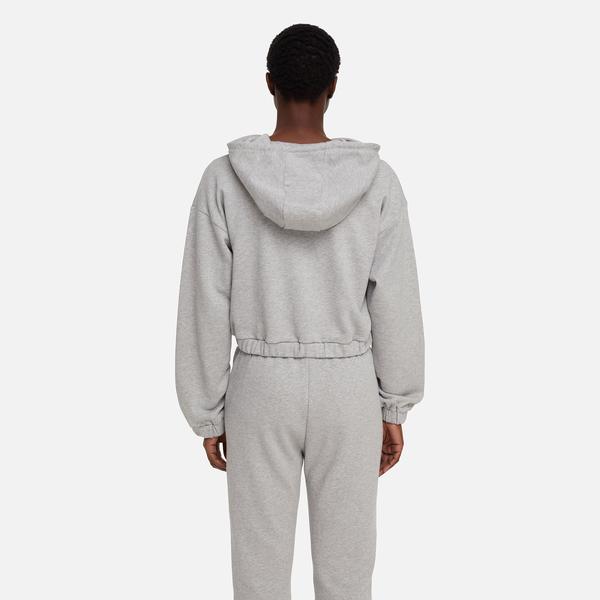 Les Benjamins Core Kadın Gri Hoodie_2