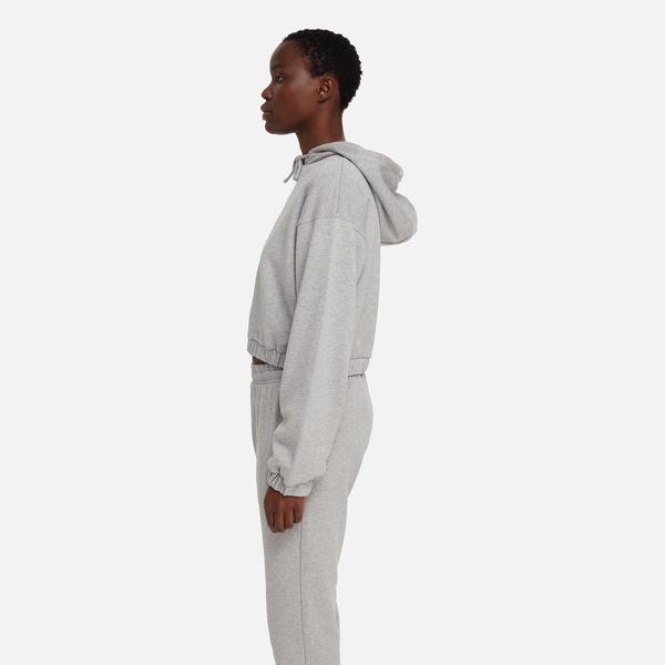 Les Benjamins Core Kadın Gri Hoodie_4