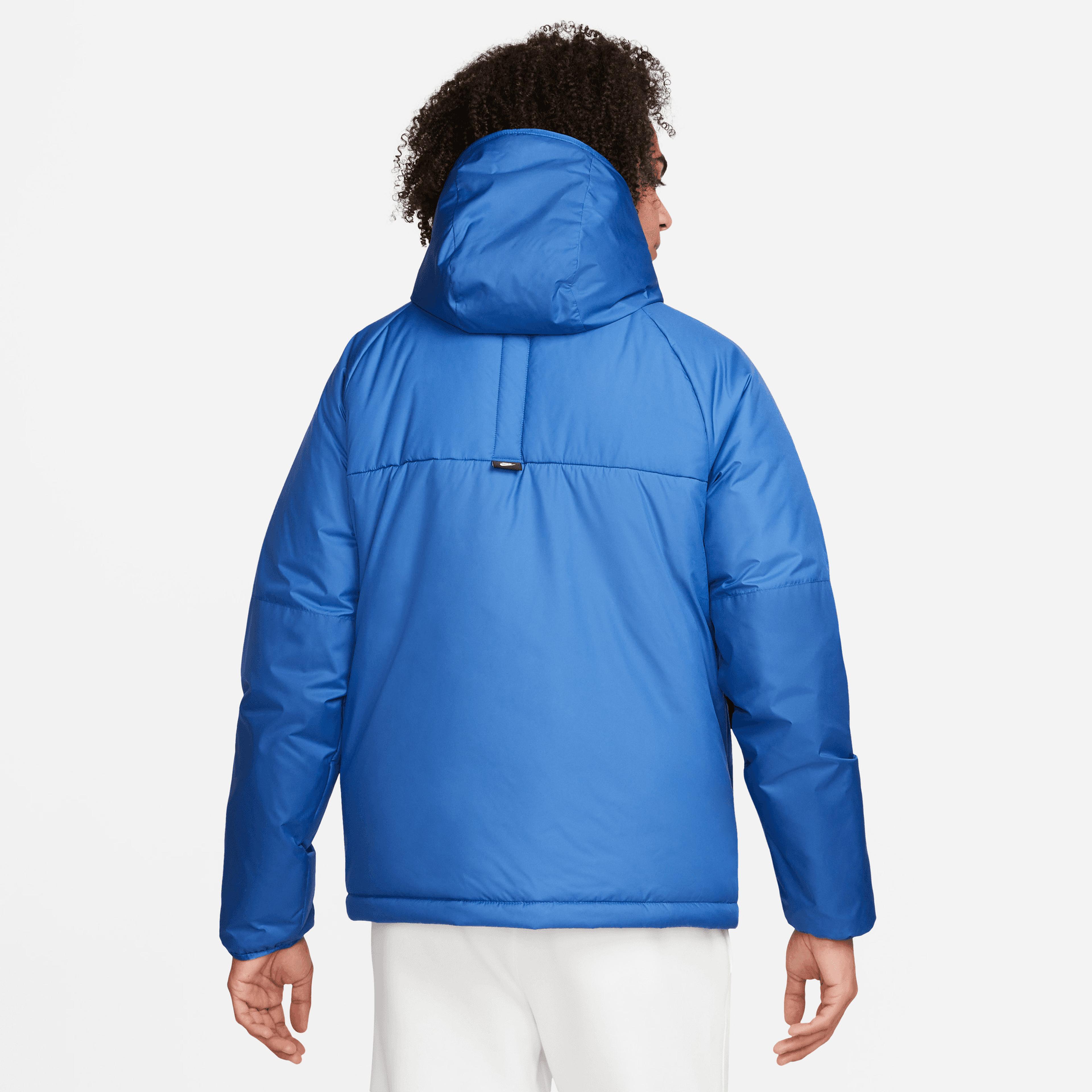 Nike Sportswear Therma-FIT Legacy Erkek Kapüşonlu Mavi Mont