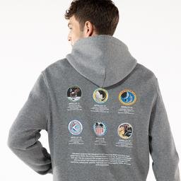 Alpha Industries Apollo II Hoodie Unisex Gri Sweatshirt