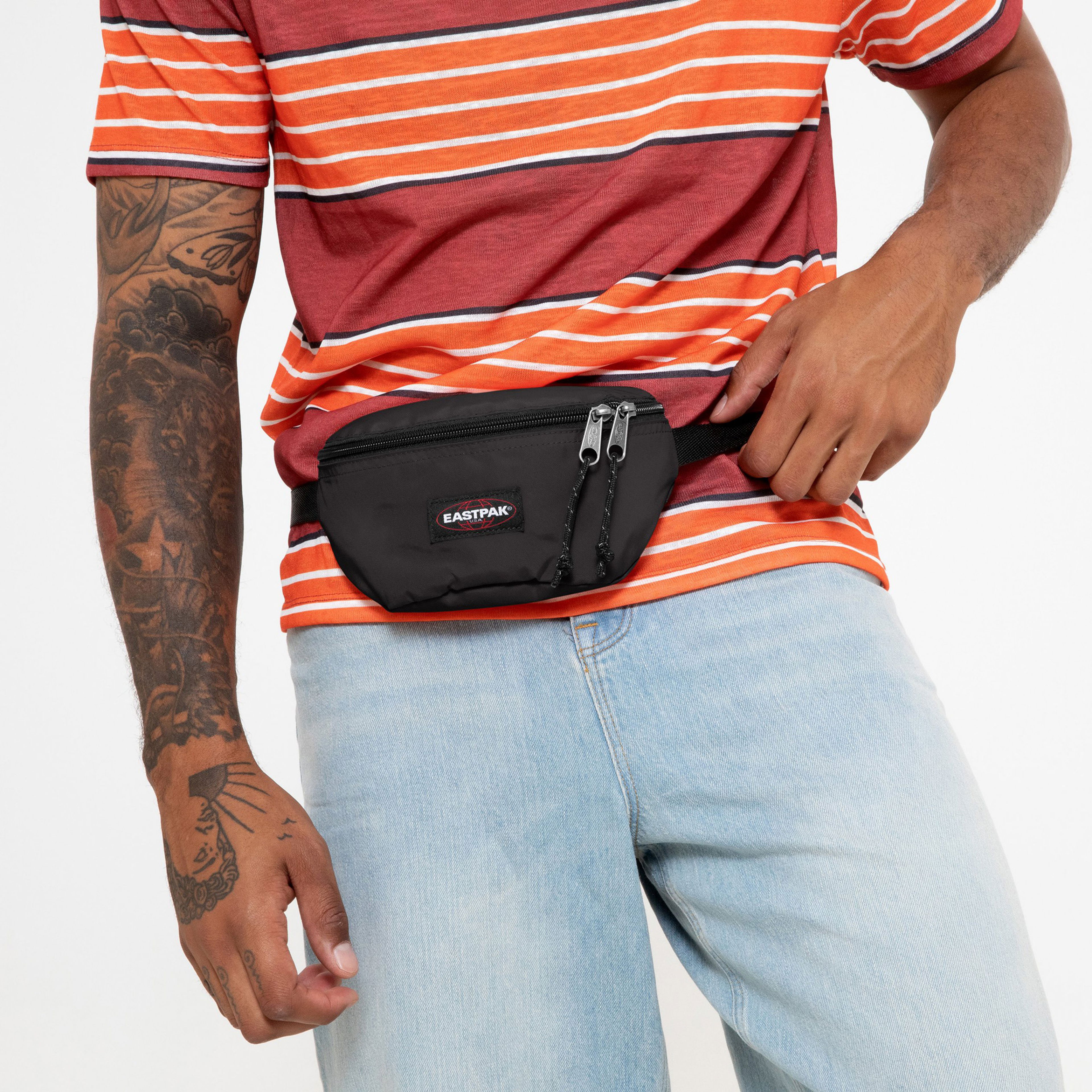 Eastpak Springer Powr Unisex Siyah Bel Çantası