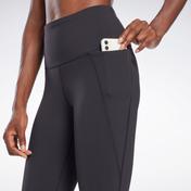 Reebok Yüksek Bel Lux Dar Kalıp Tight Kadın Siyah Tayt