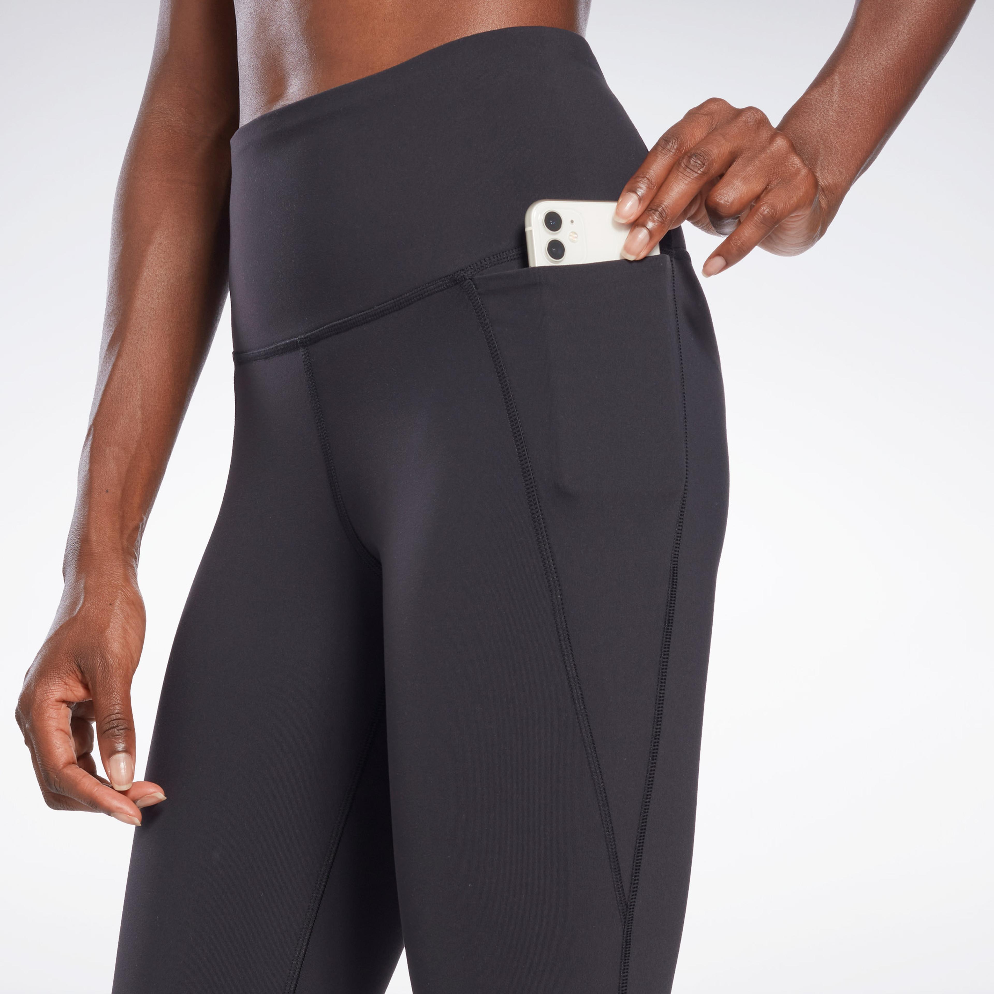 Reebok Yüksek Bel Lux Dar Kalıp Tight Kadın Siyah Tayt