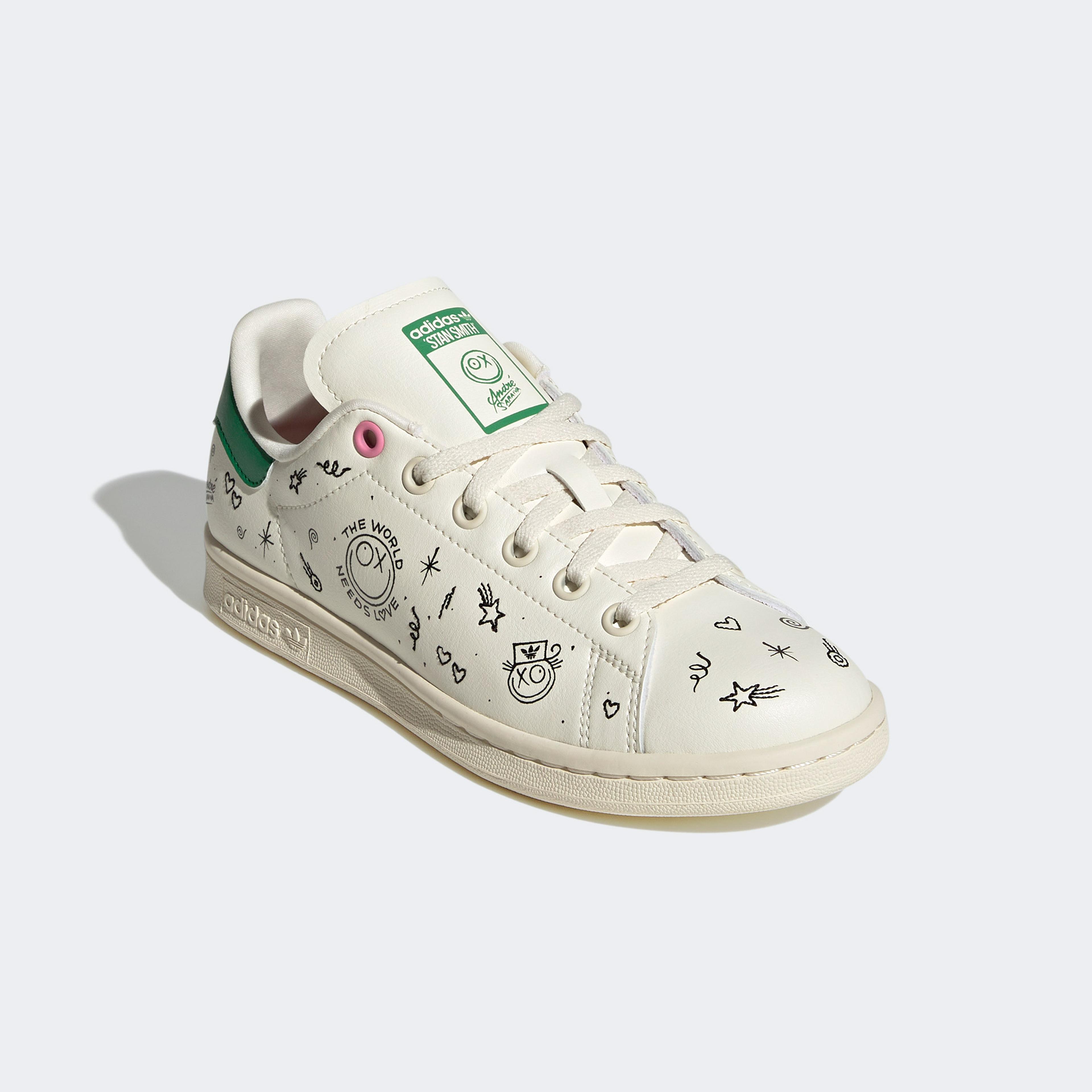 adidas Stan Smith x André Saraiva Unisex Krem Spor Ayakkabı