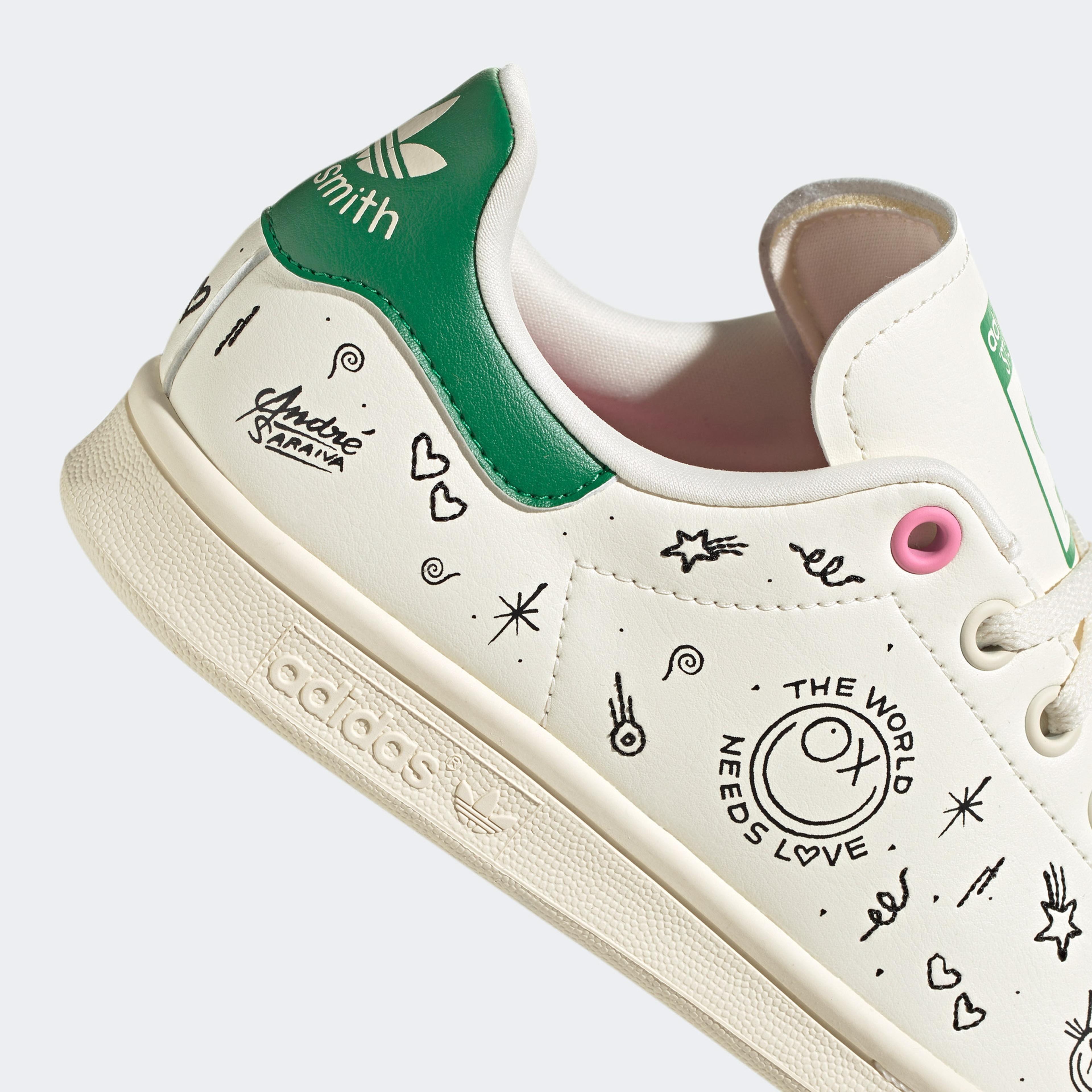 adidas Stan Smith x André Saraiva Unisex Krem Spor Ayakkabı