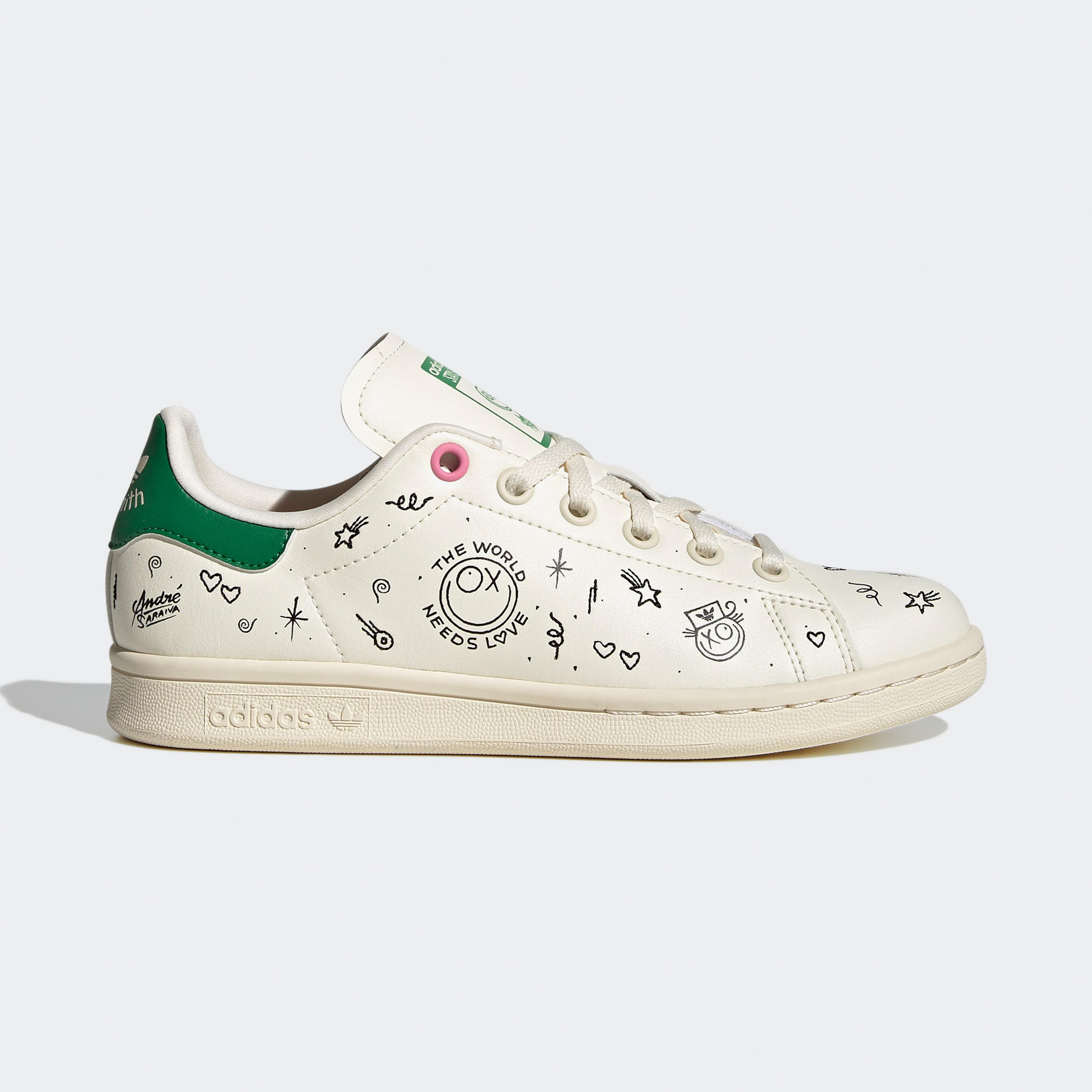adidas Stan Smith x André Saraiva Unisex Krem Spor Ayakkabı