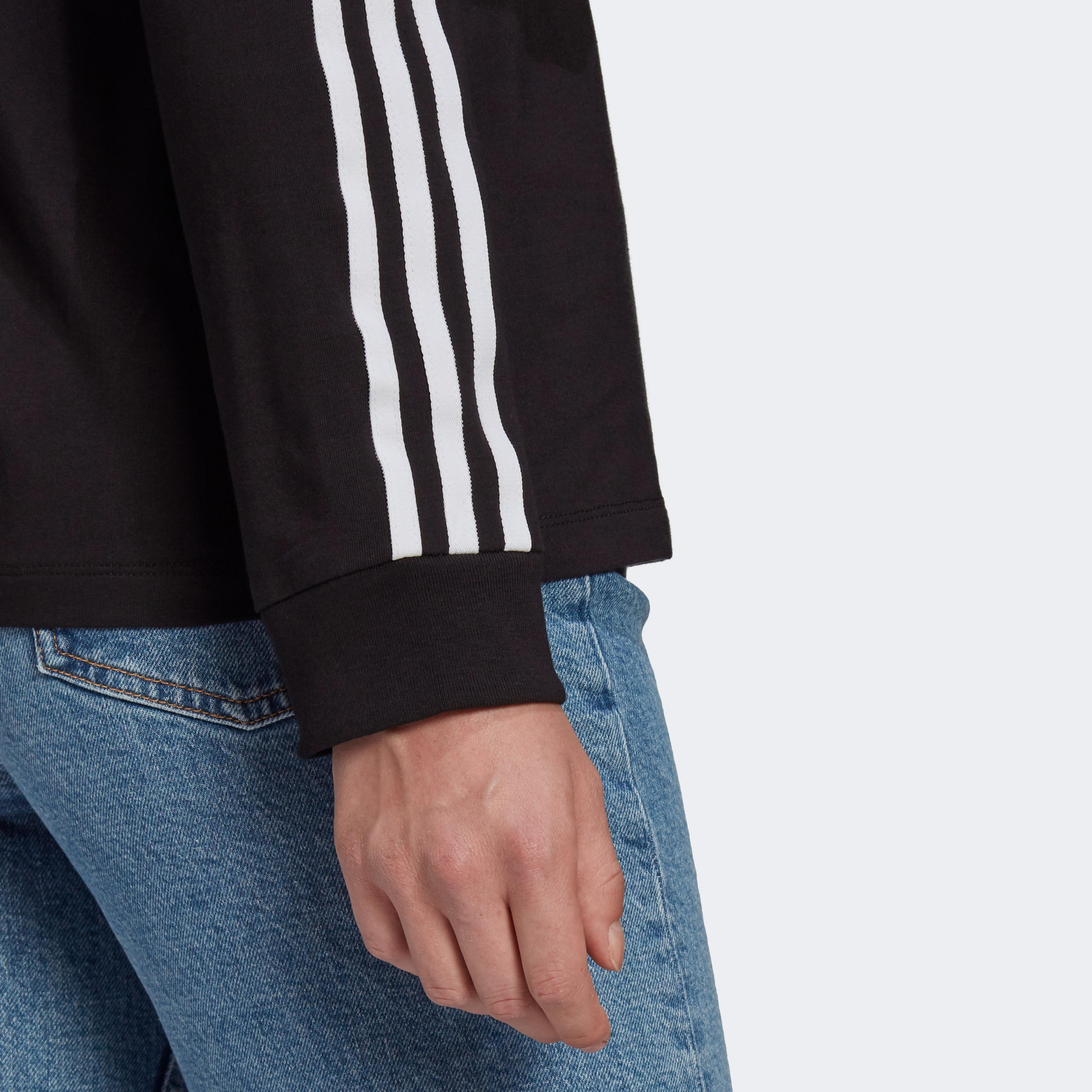 adidas Adicolor Classics 3 Stripes Kadın Siyah T-Shirt