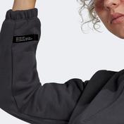 adidas Cropped Half-Zip Kadın Siyah Sweatshirt