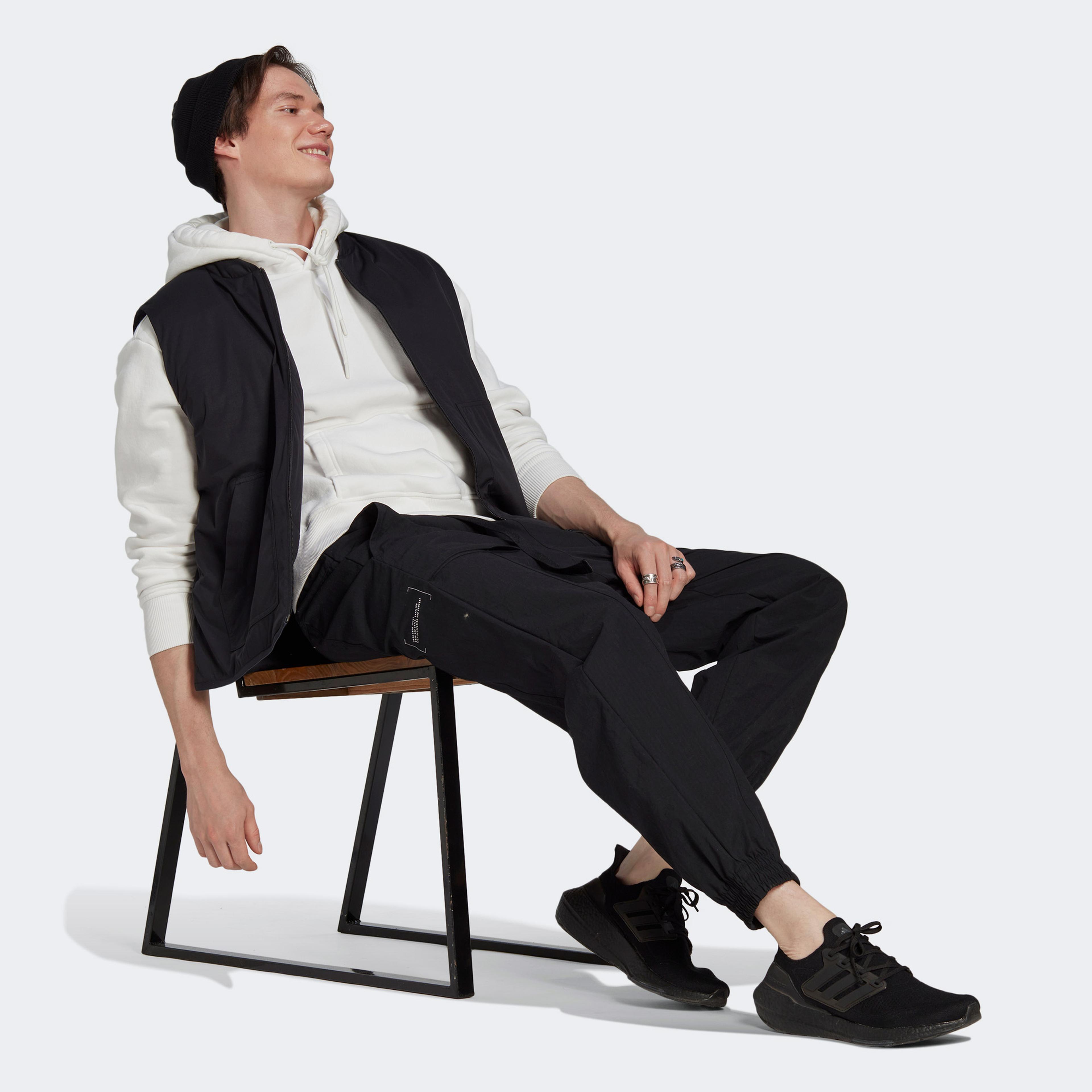 adidas Cargo Pt Erkek Siyah Eşofman Altı