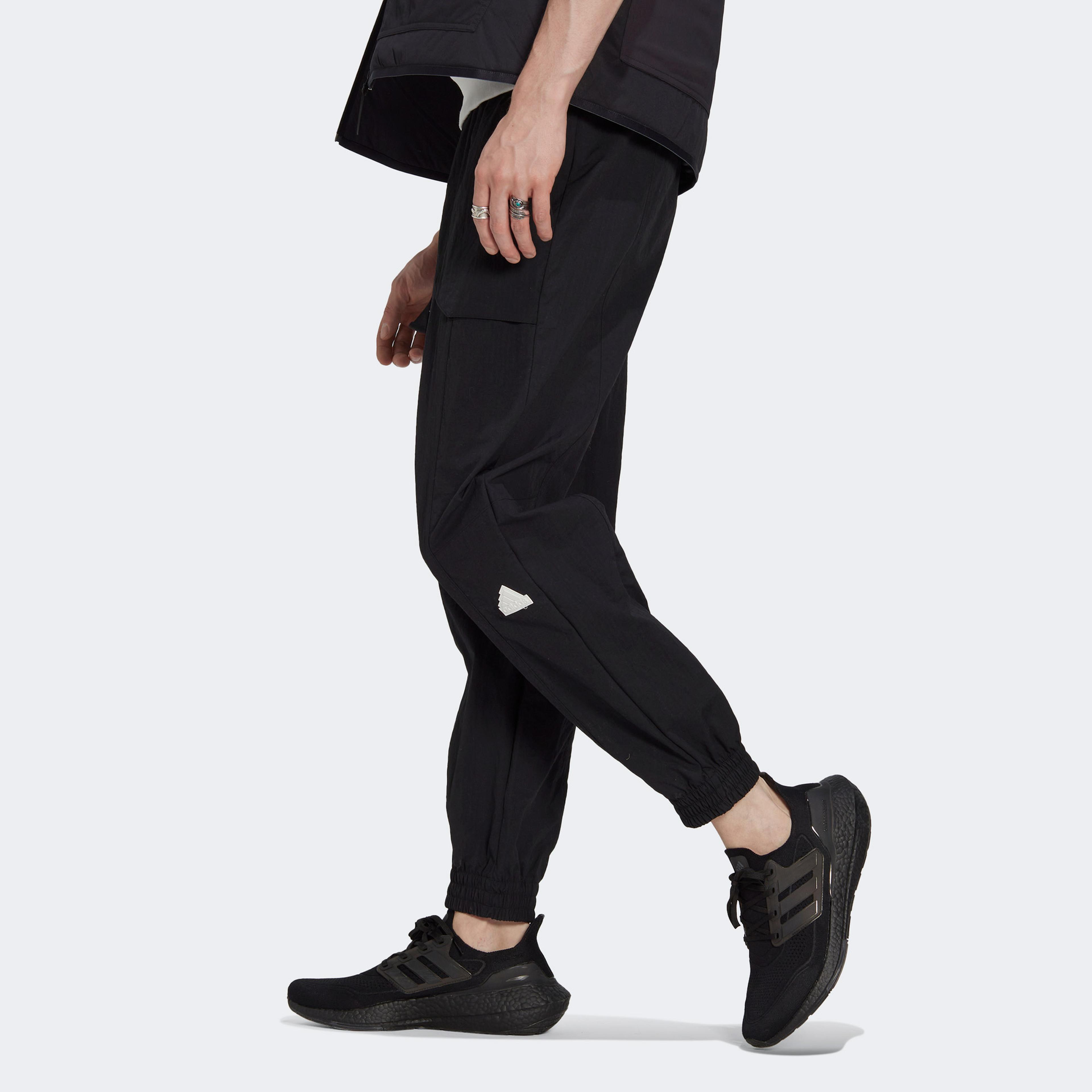 adidas Cargo Pt Erkek Siyah Eşofman Altı