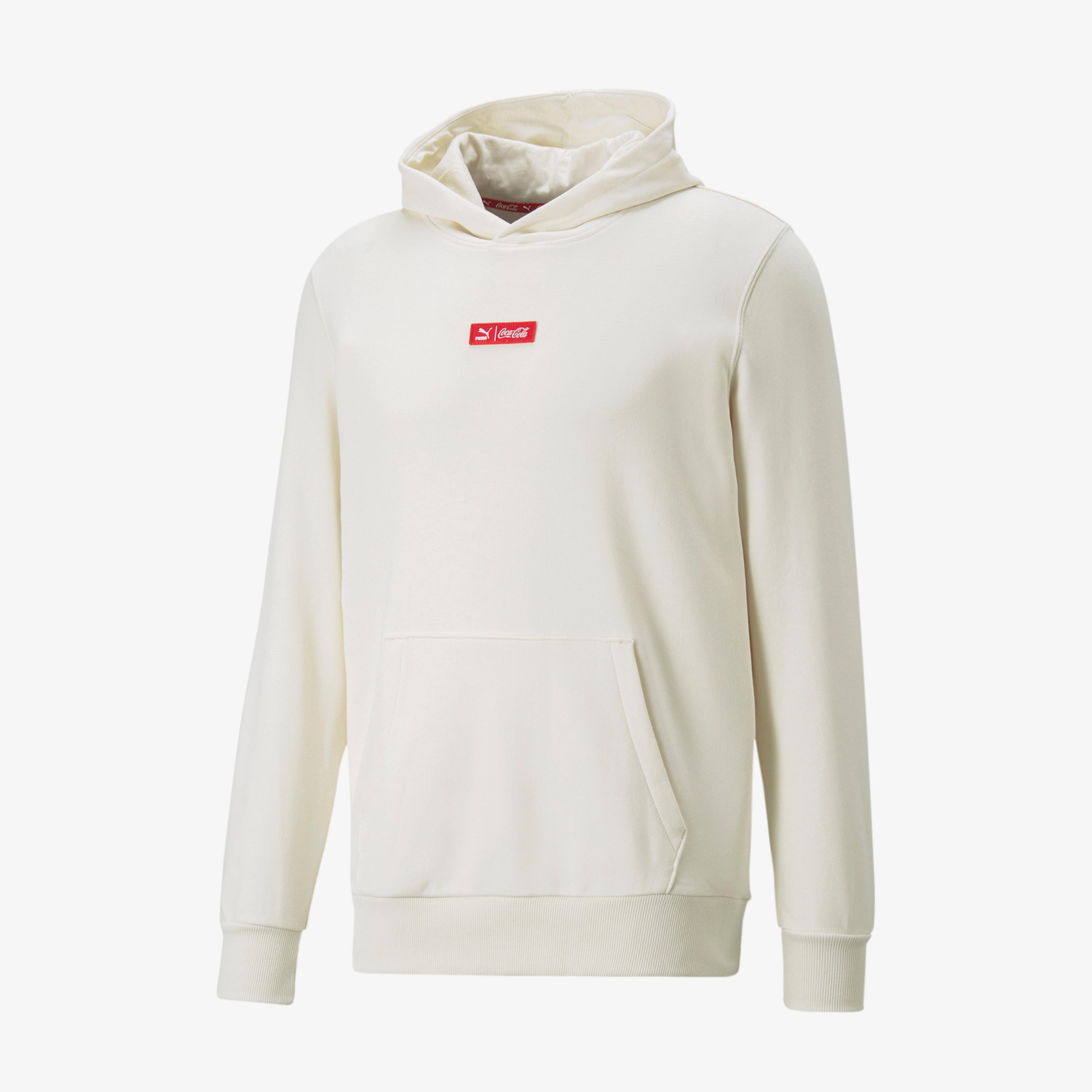 Puma X Coca Cola Unisex Bej Hoodie