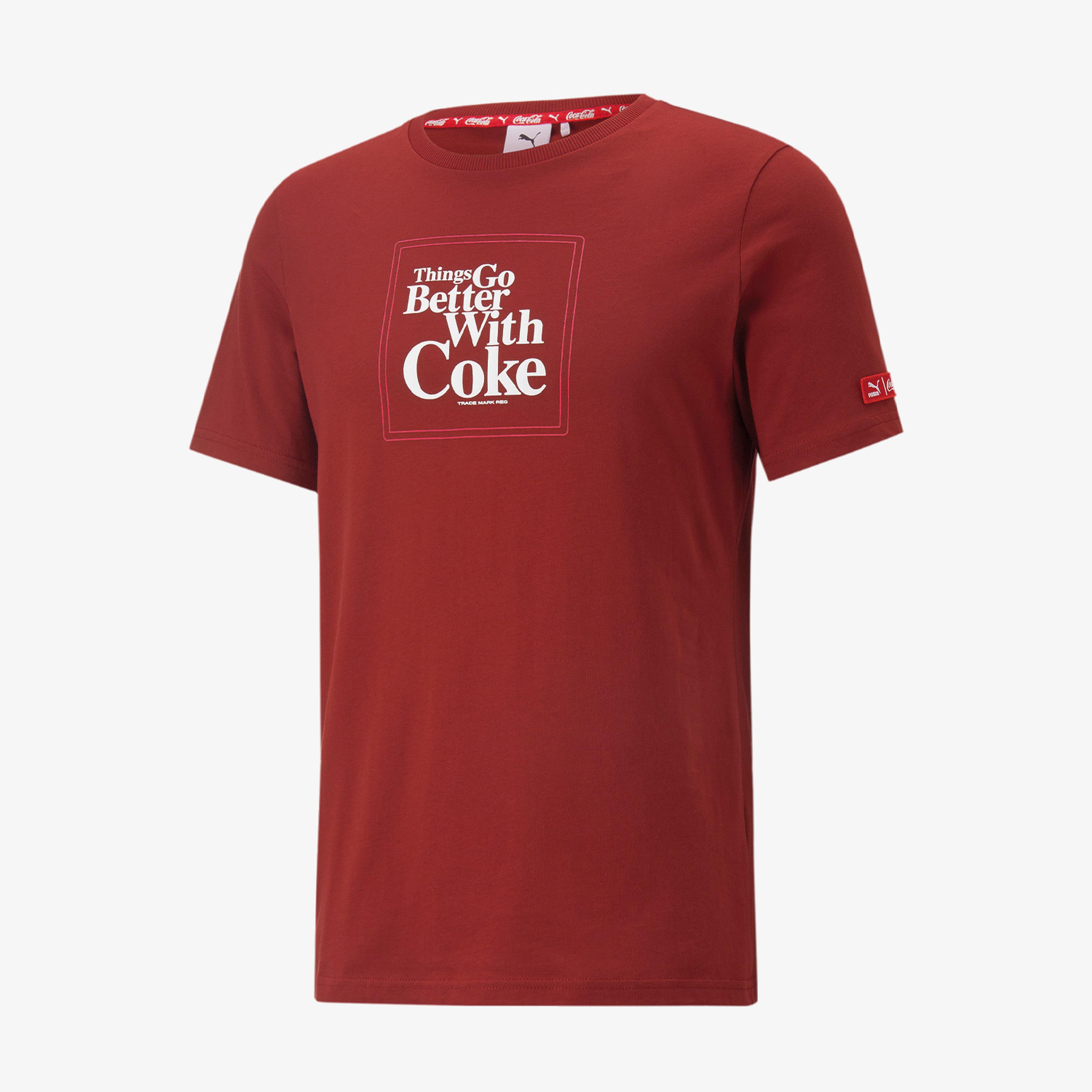 Puma X Coca Cola Unisex Kırmızı T-Shirt