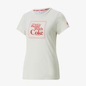 Puma X Coca Cola Kadın Krem Rengi T-Shirt