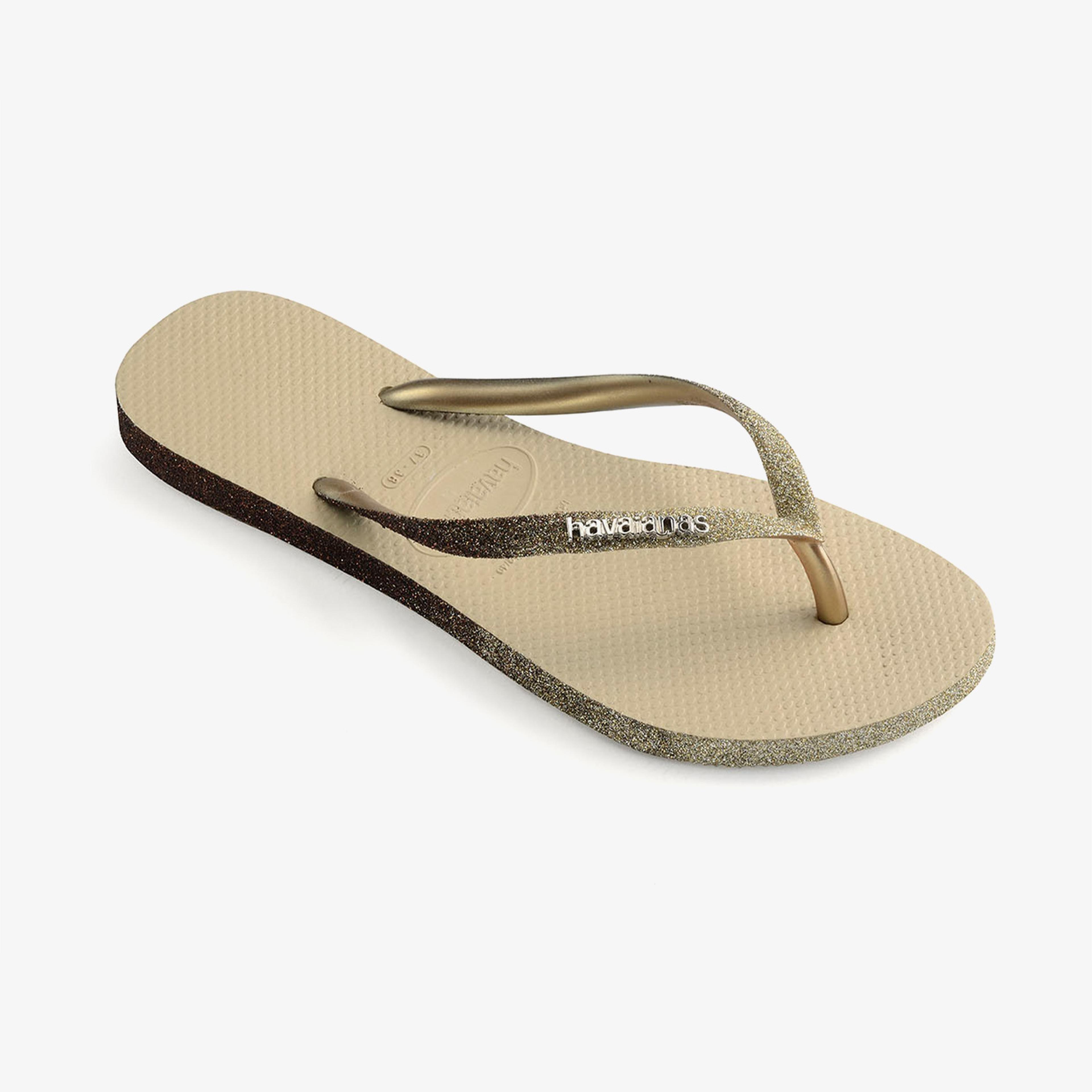 Havaianas Slim Sparkle Kadın Altın Terlik