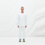 Les Benjamins Essentials Erkek Beyaz Sweatshirt