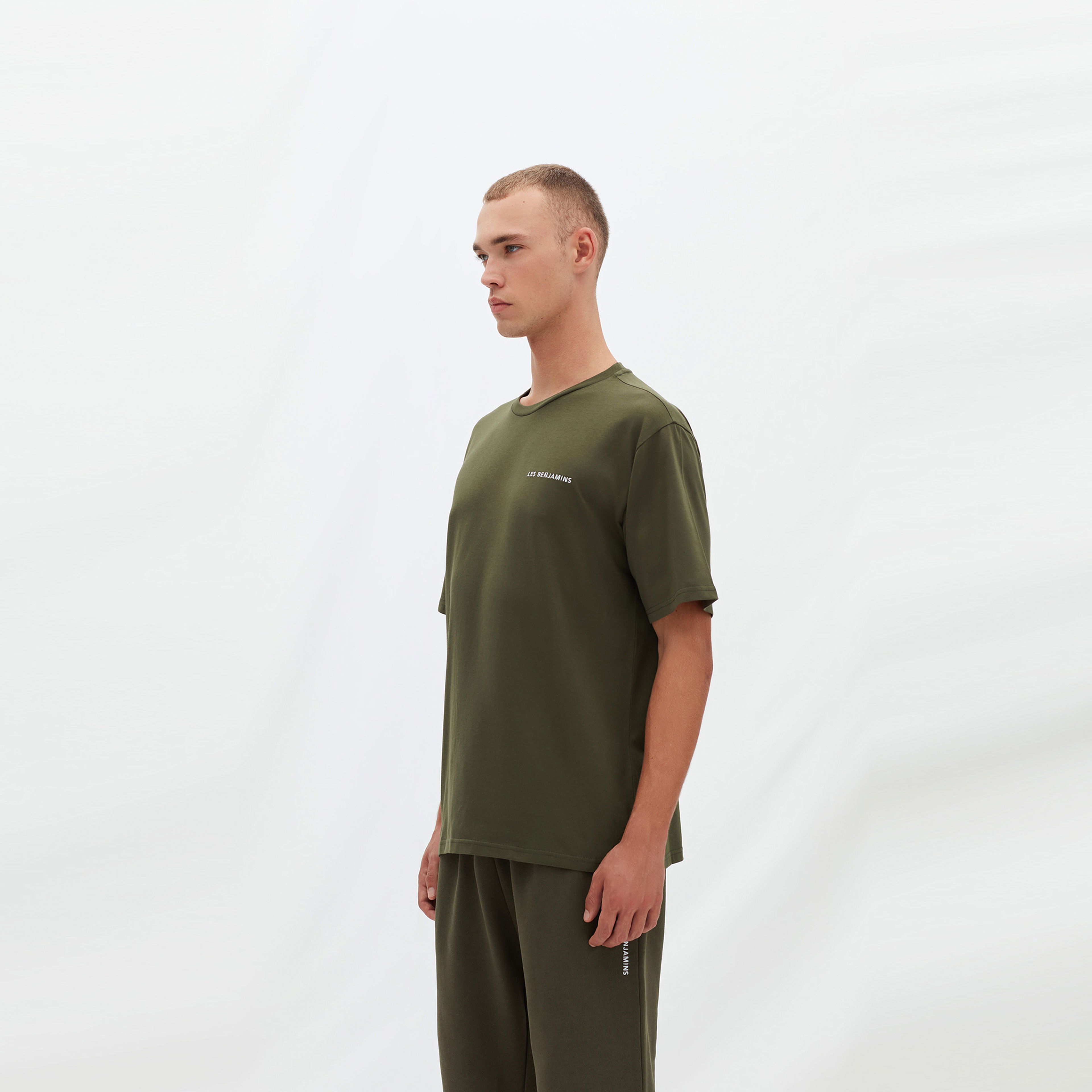 Les Benjamins Essentials Erkek Yeşil T-Shirt