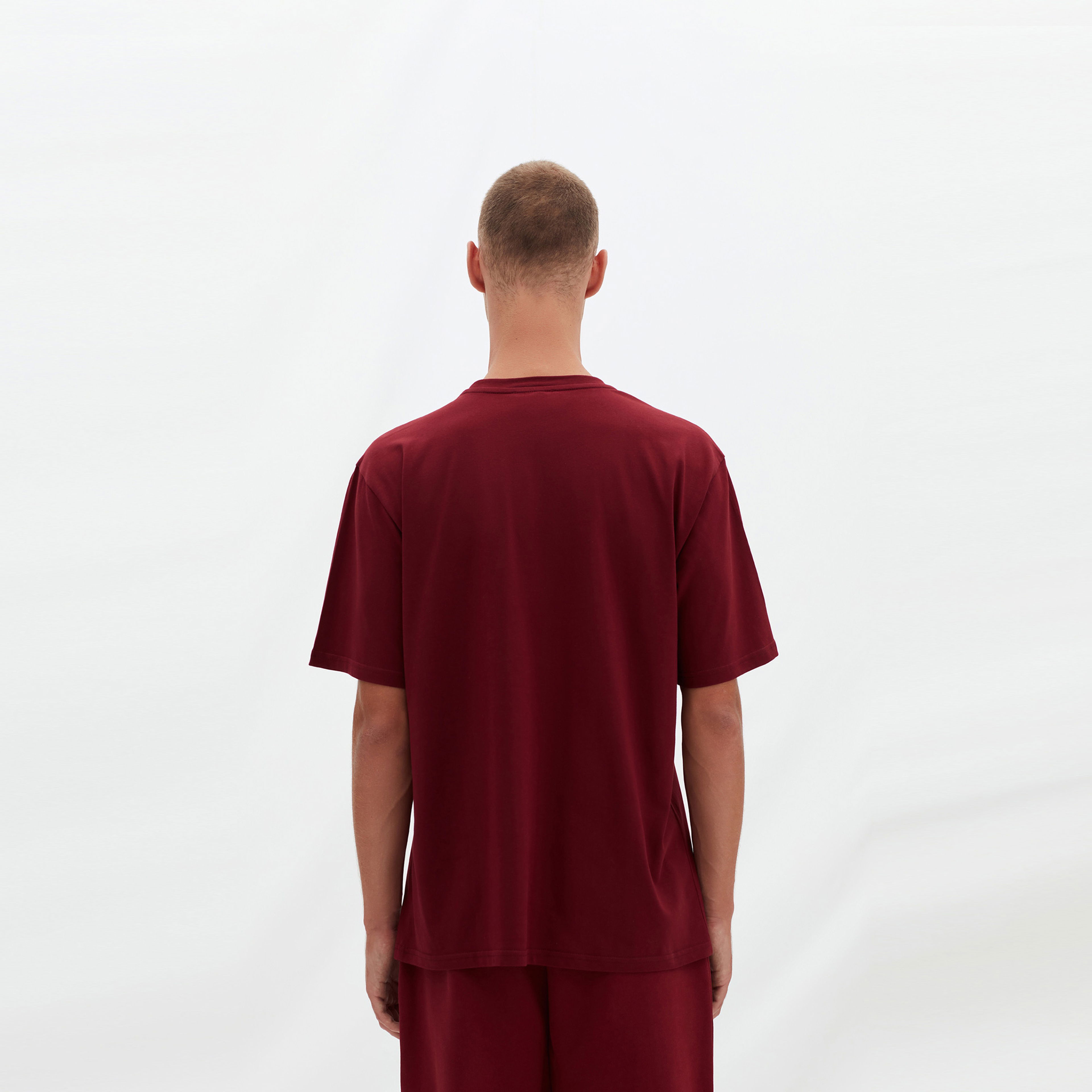 Les Benjamins Essentials Erkek Bordo T-Shirt