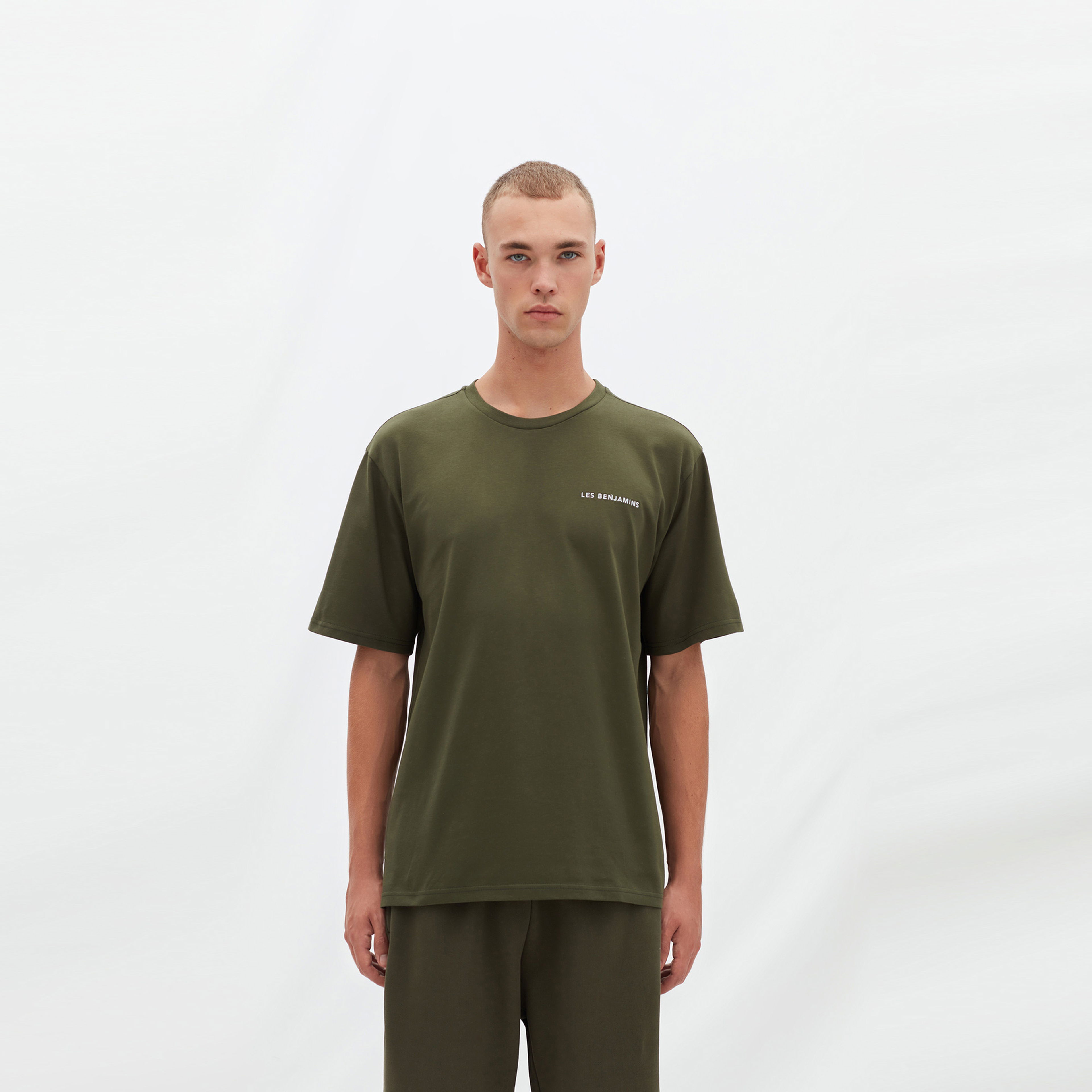 Les Benjamins Essentials Erkek Yeşil T-Shirt