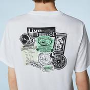 Converse Sticker Graphic Erkek Beyaz T-Shirt